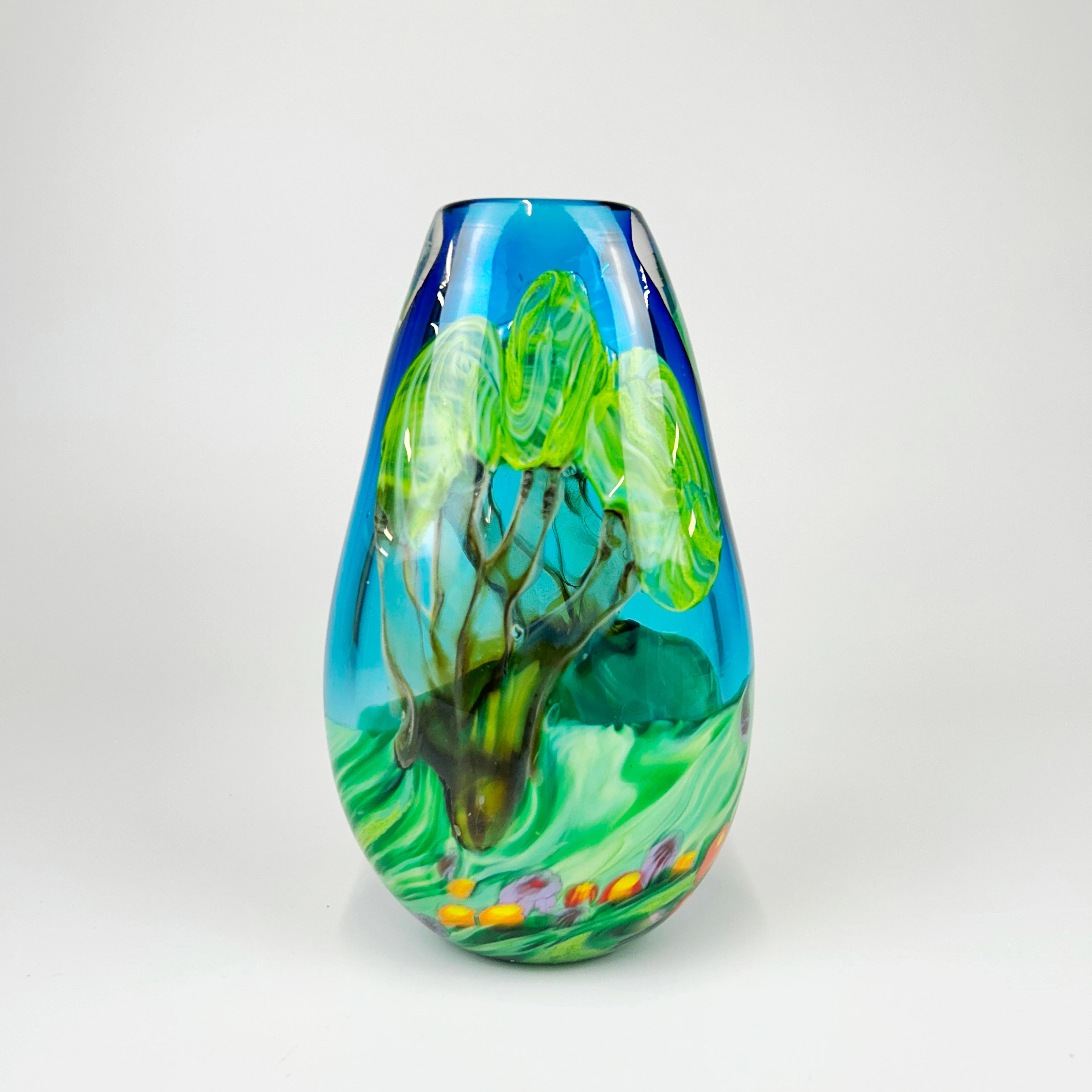 LYNDEN STUDIO GLASS VASE.