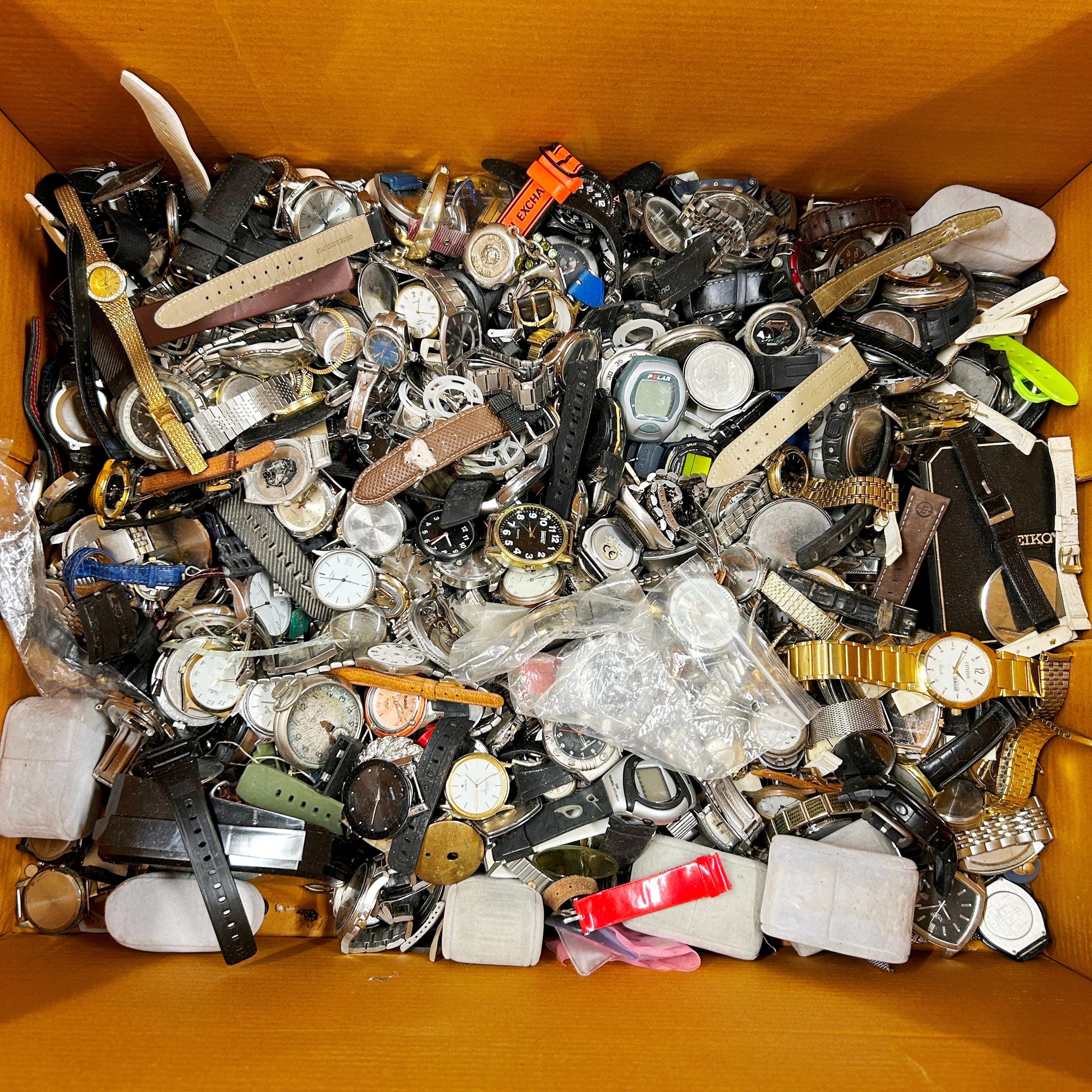 MIXED WATCH PARTS.