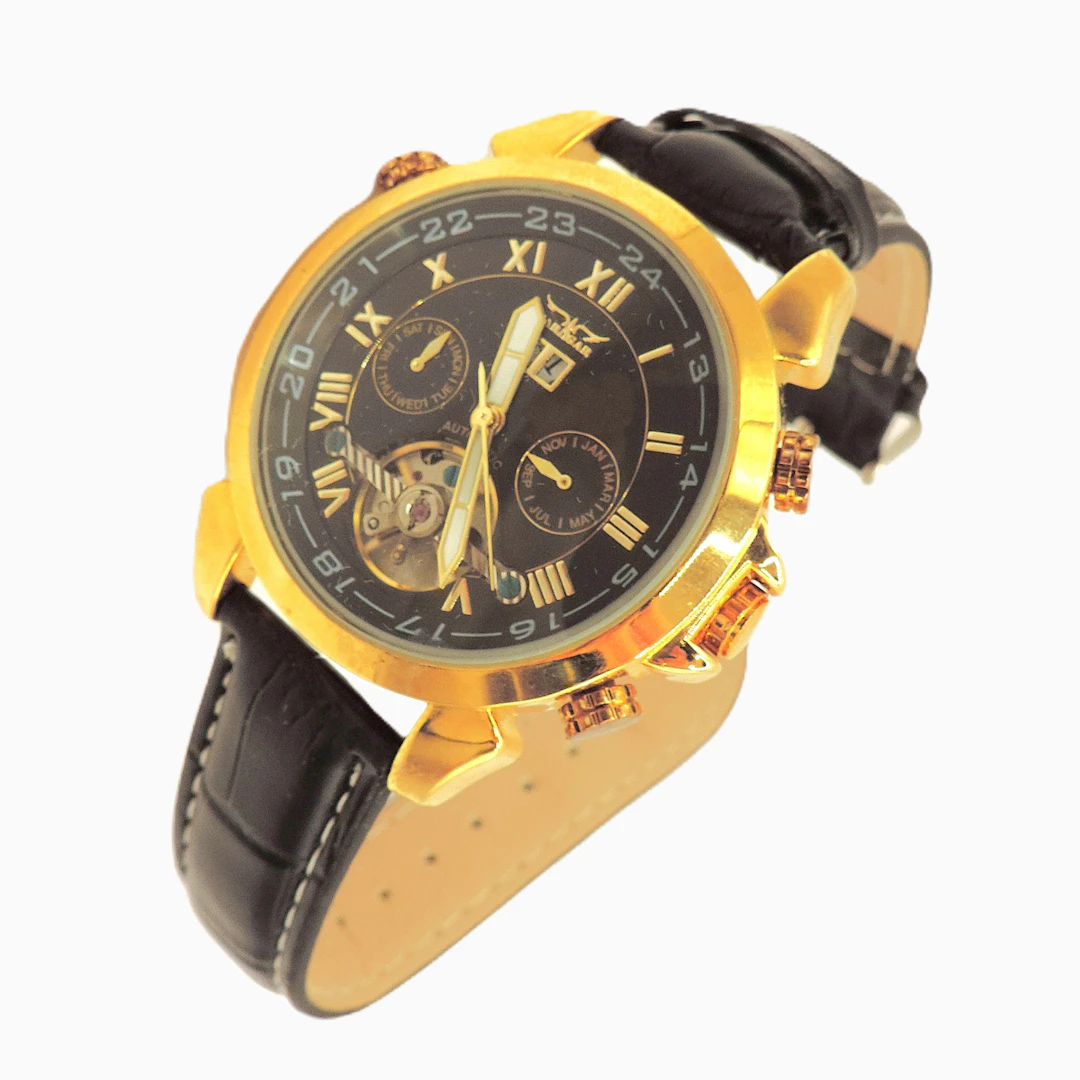 MEN'S JARAGAR AUTOMATIC CHRONOGRAPH MODEL HO57M WATCH 'NEW'.