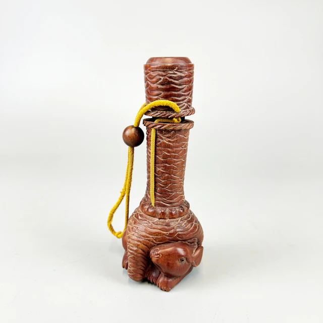JAPANESE WOODEN INRO.
