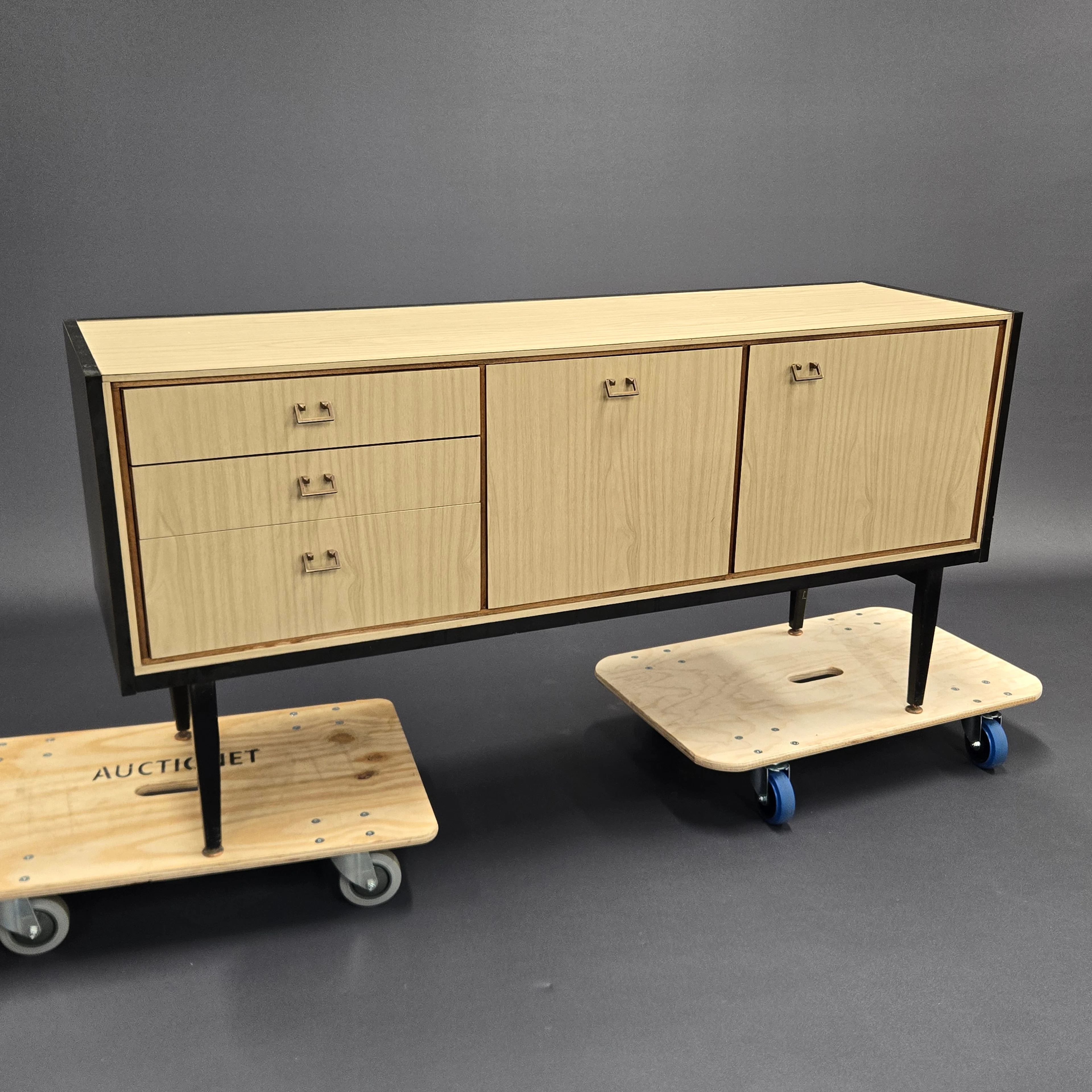 ATHAN TEAK/FORMICA SIDEBOARD.