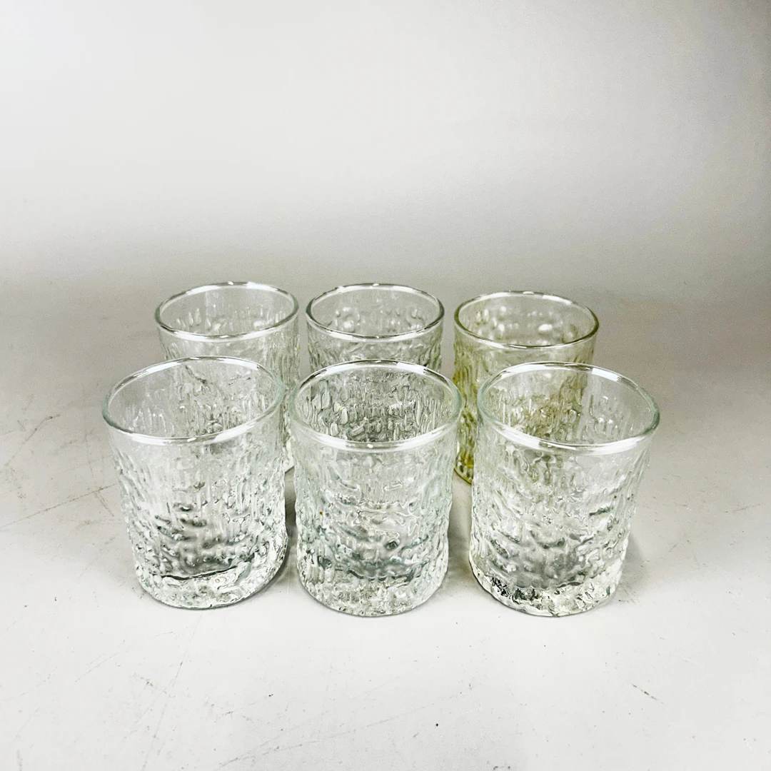 SET OF SIX RAVENHEAD SIESTA GLASSES.