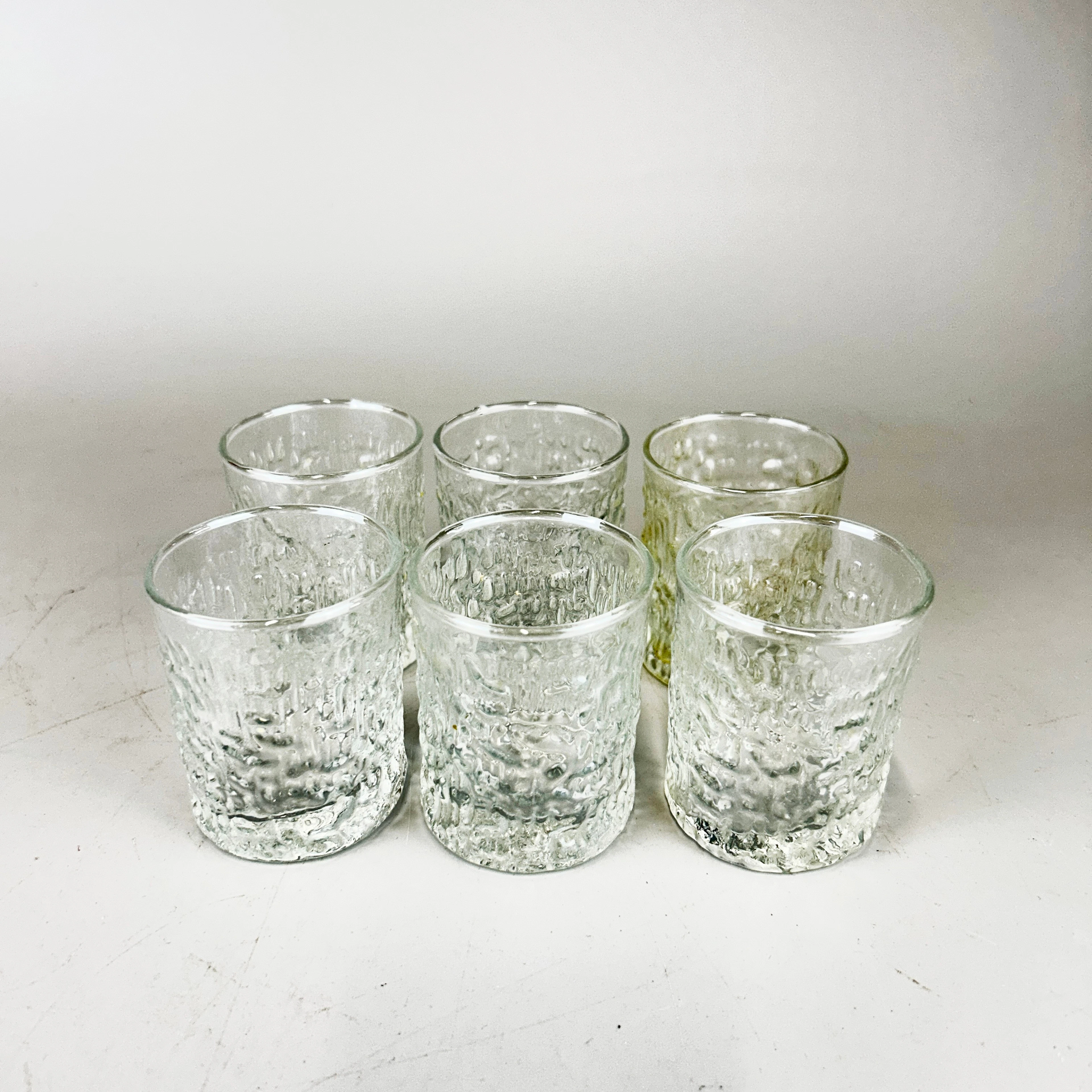 SET OF SIX RAVENHEAD SIESTA GLASSES.