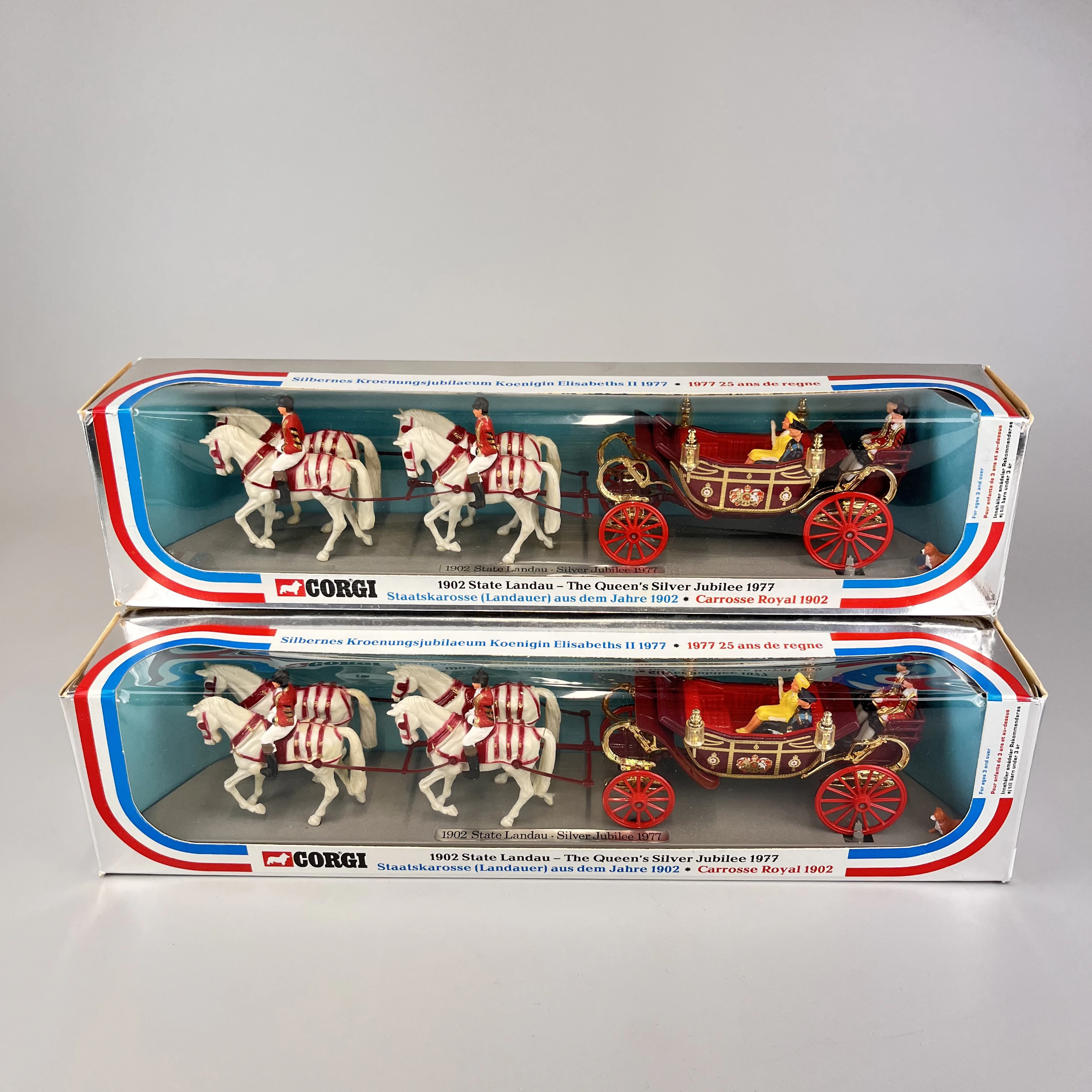CORGI QUEEN'S SILVER JUBILEE VEHICLES.