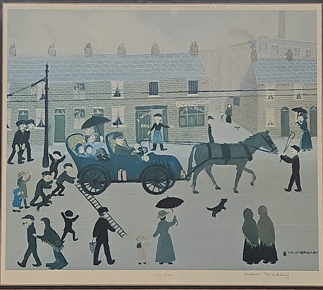 HELEN BRADLEY LITHOGRAPH.
