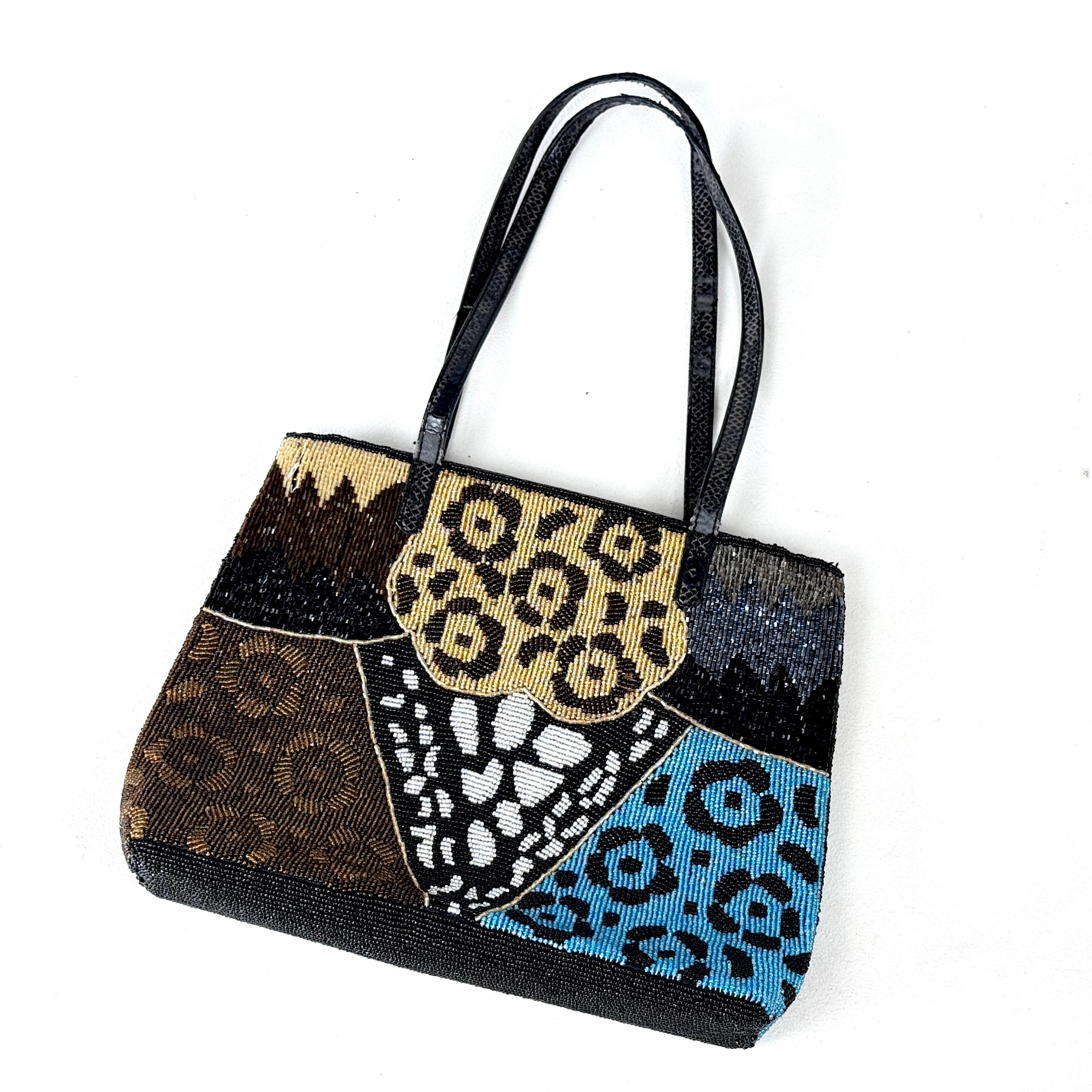 FENDI BEADED TOTE BAG.