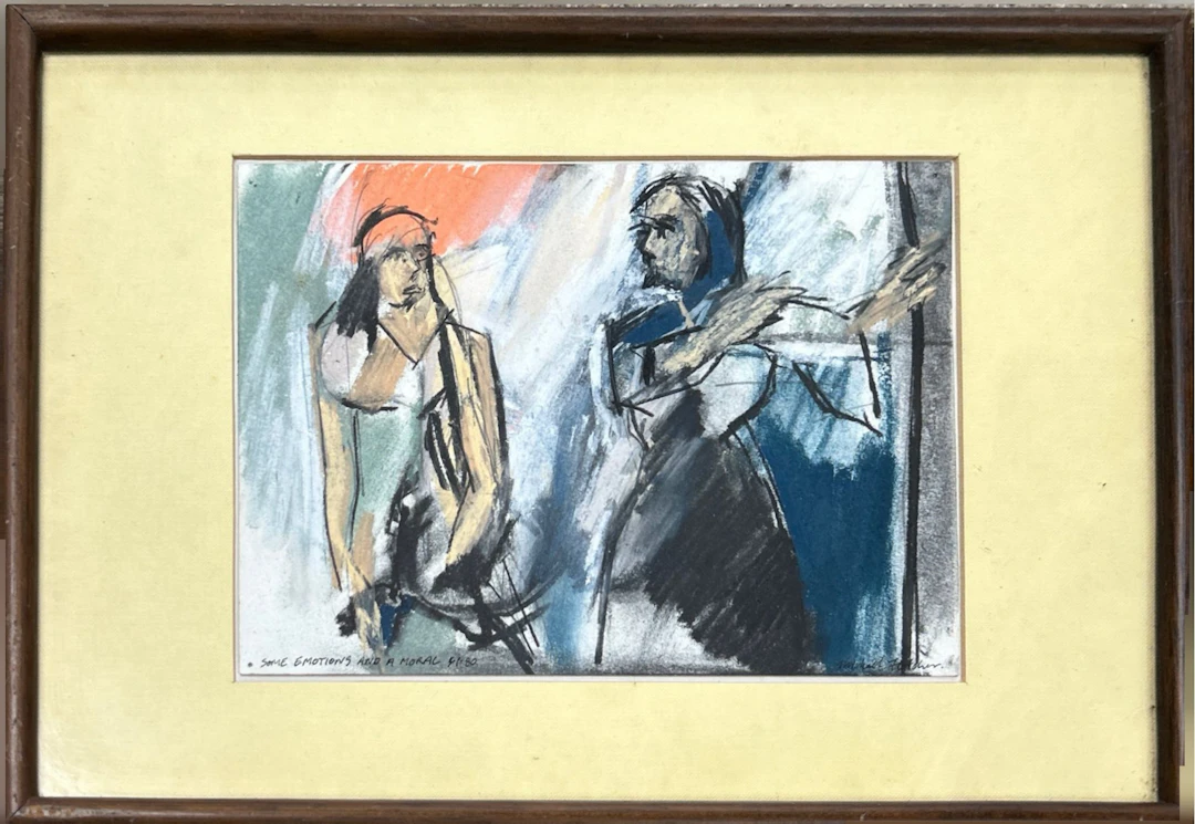 MICHAEL FLETCHER WATERCOLOUR.