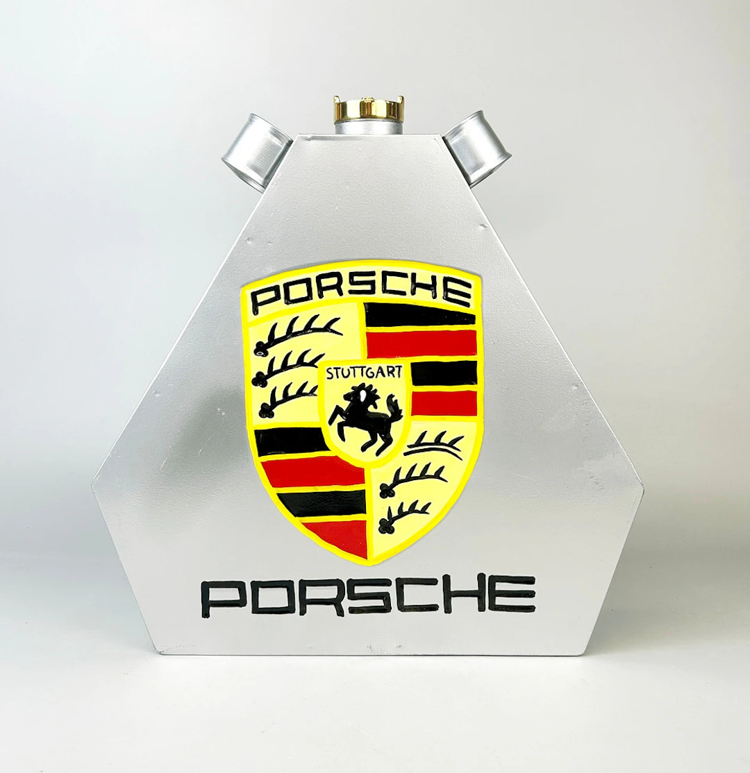 ADVERTISING PETROL CAN.