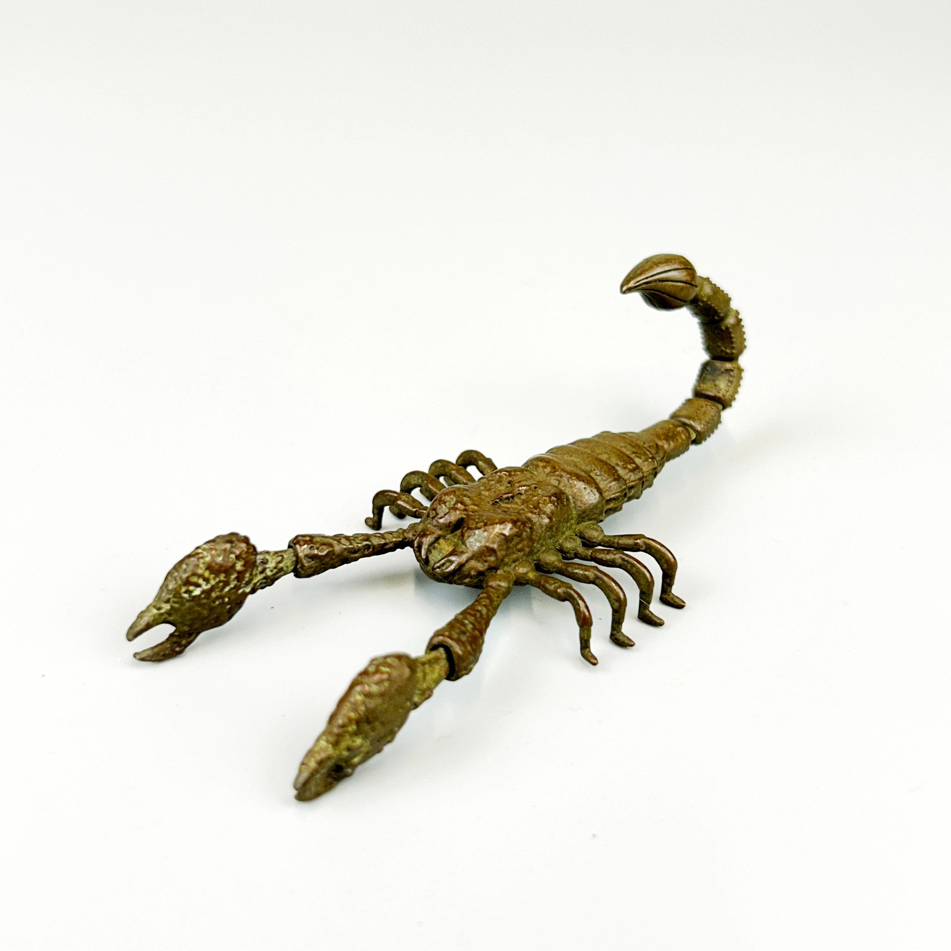 BRONZE ARTICULATED SCORPION.