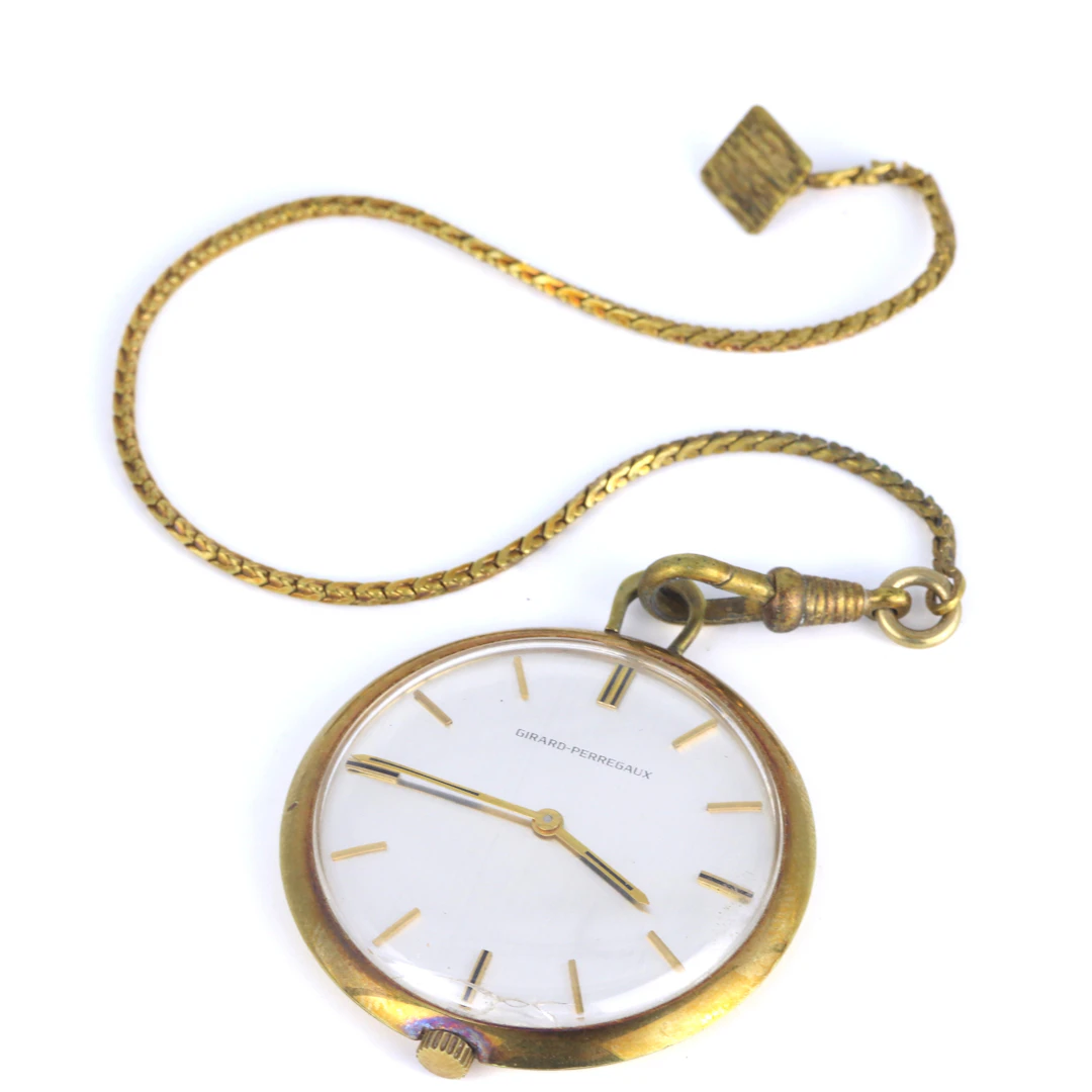GIRARD-PERREGAUX POCKET WATCH.