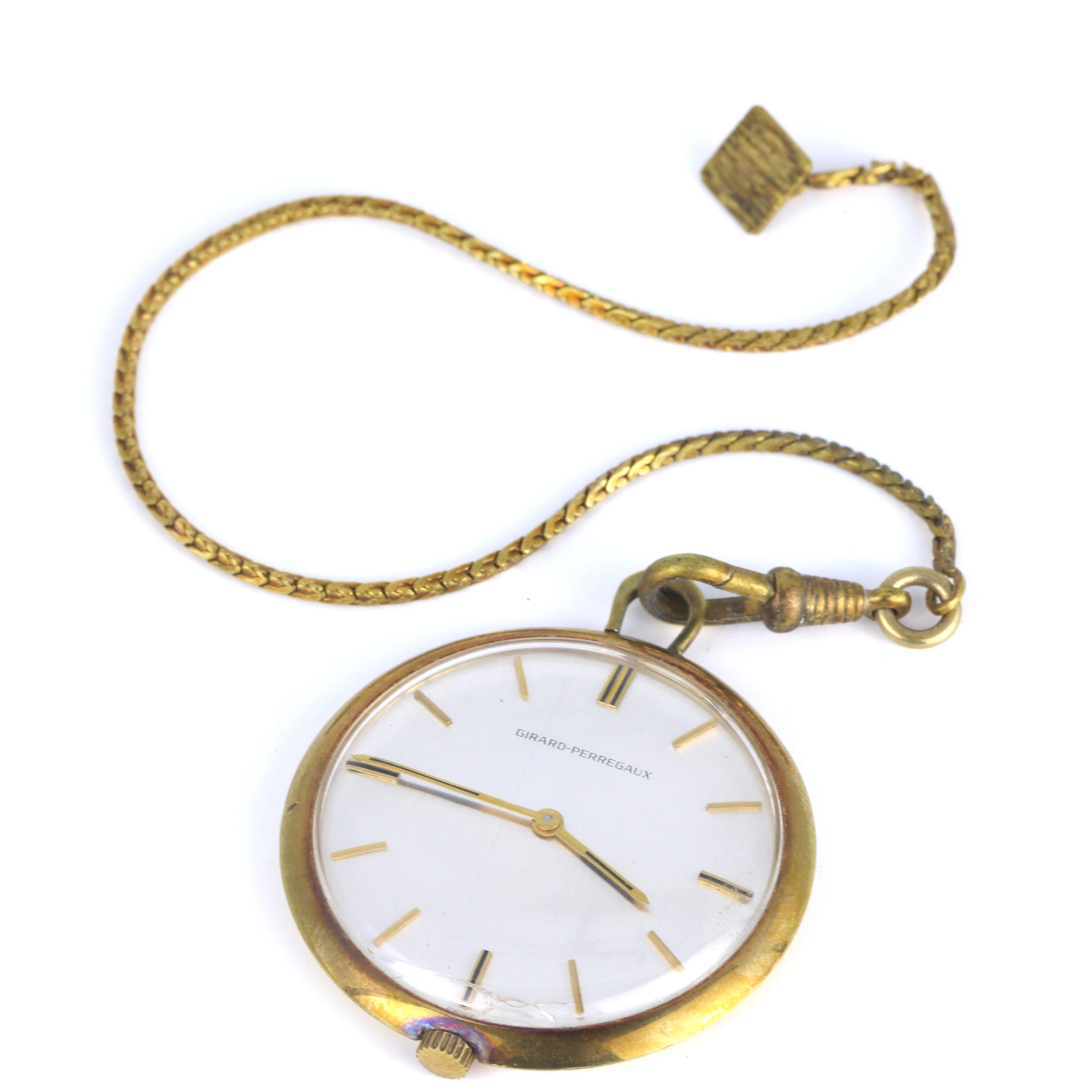 GIRARD-PERREGAUX POCKET WATCH.