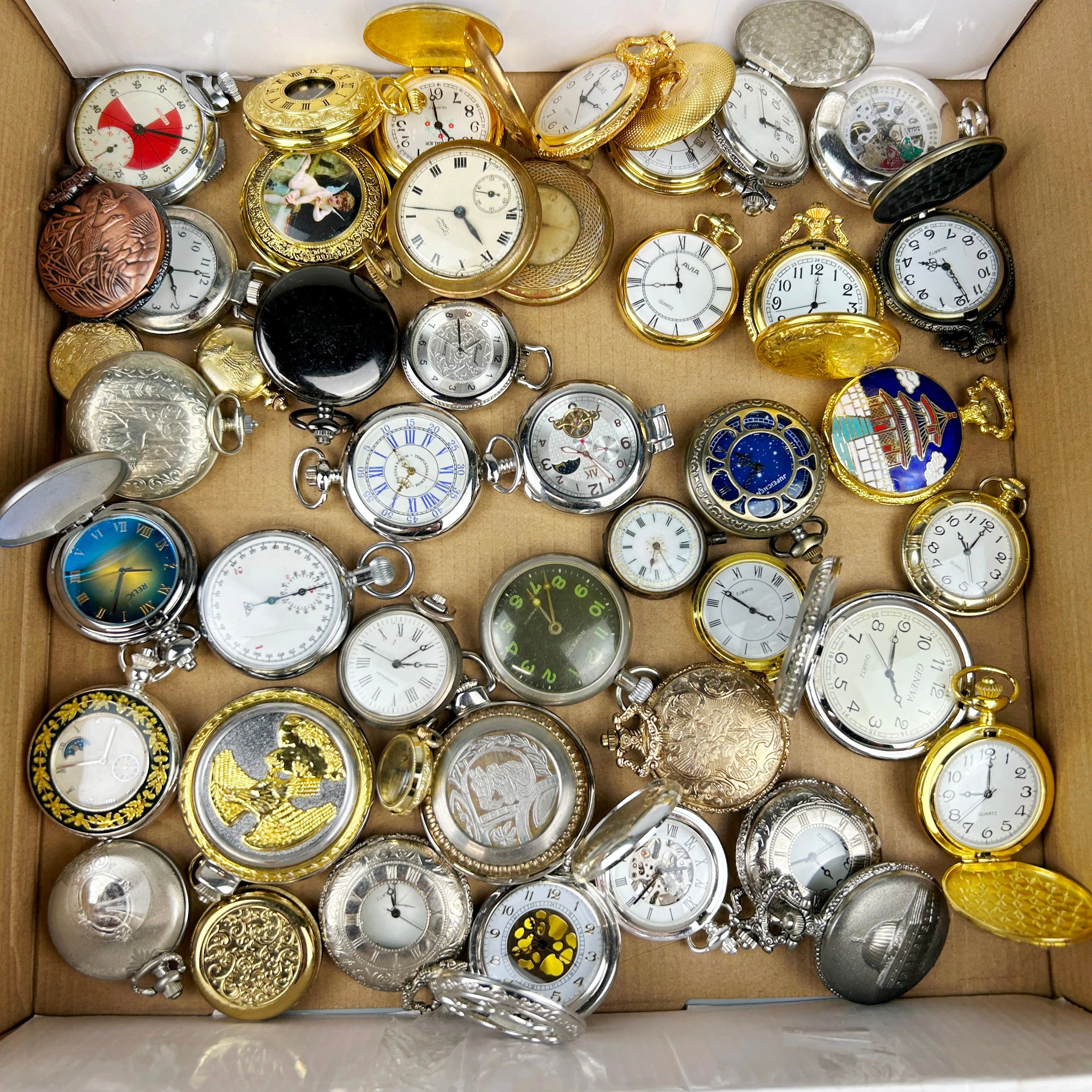 MIXED POCKET WATCHES.