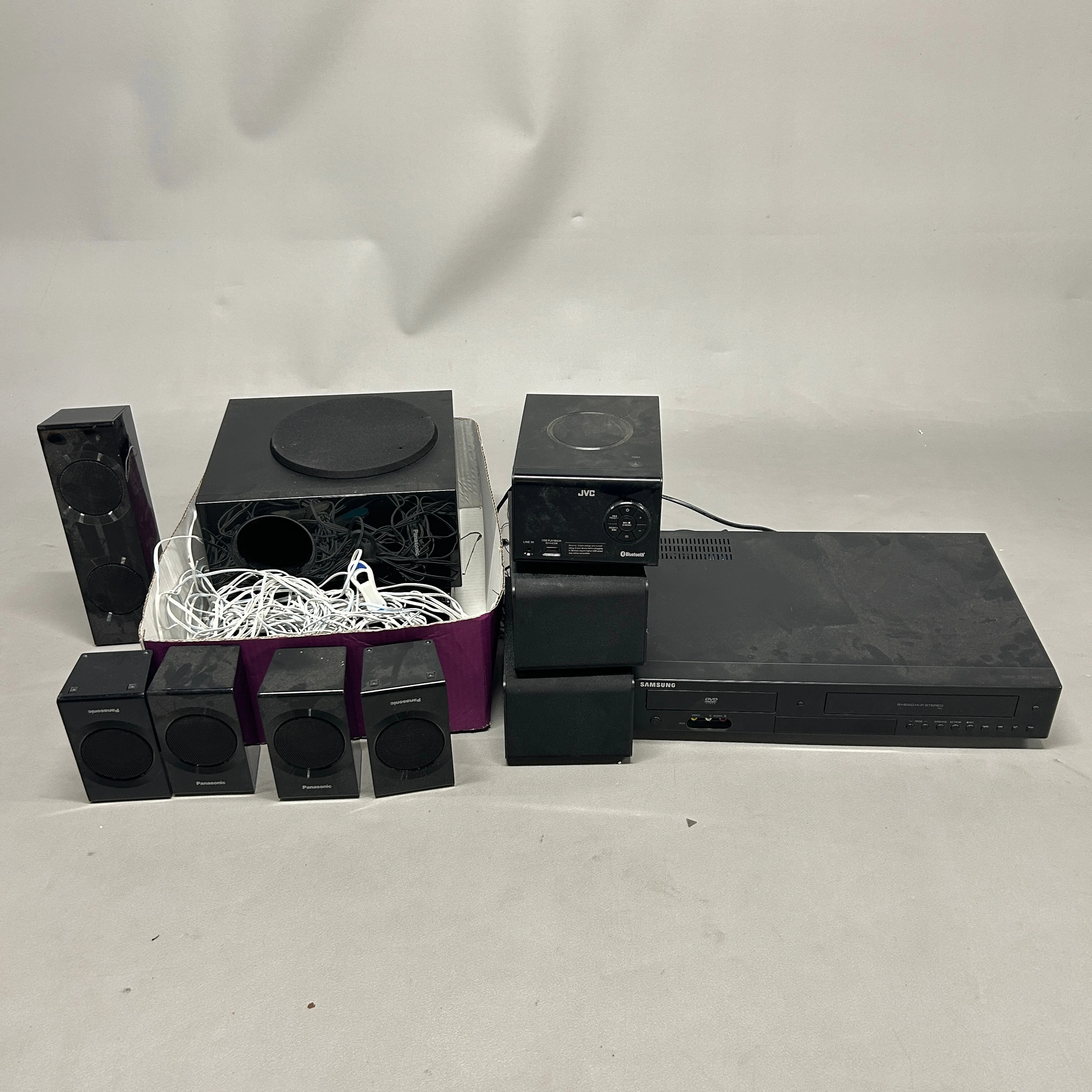 JVC HI-FI SYSTEM, DVD PLAYER, CD PLAYER, ETC.