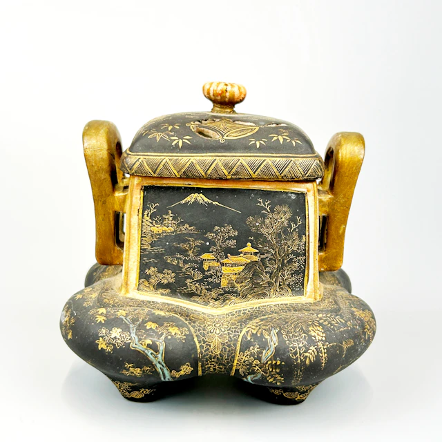 JAPANESE POTTERY CENSER.