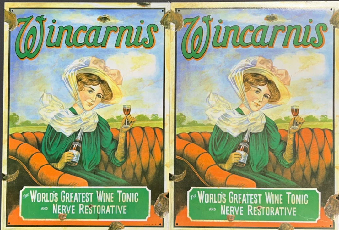 REPRODUCTION ADVERTISING SIGNS.