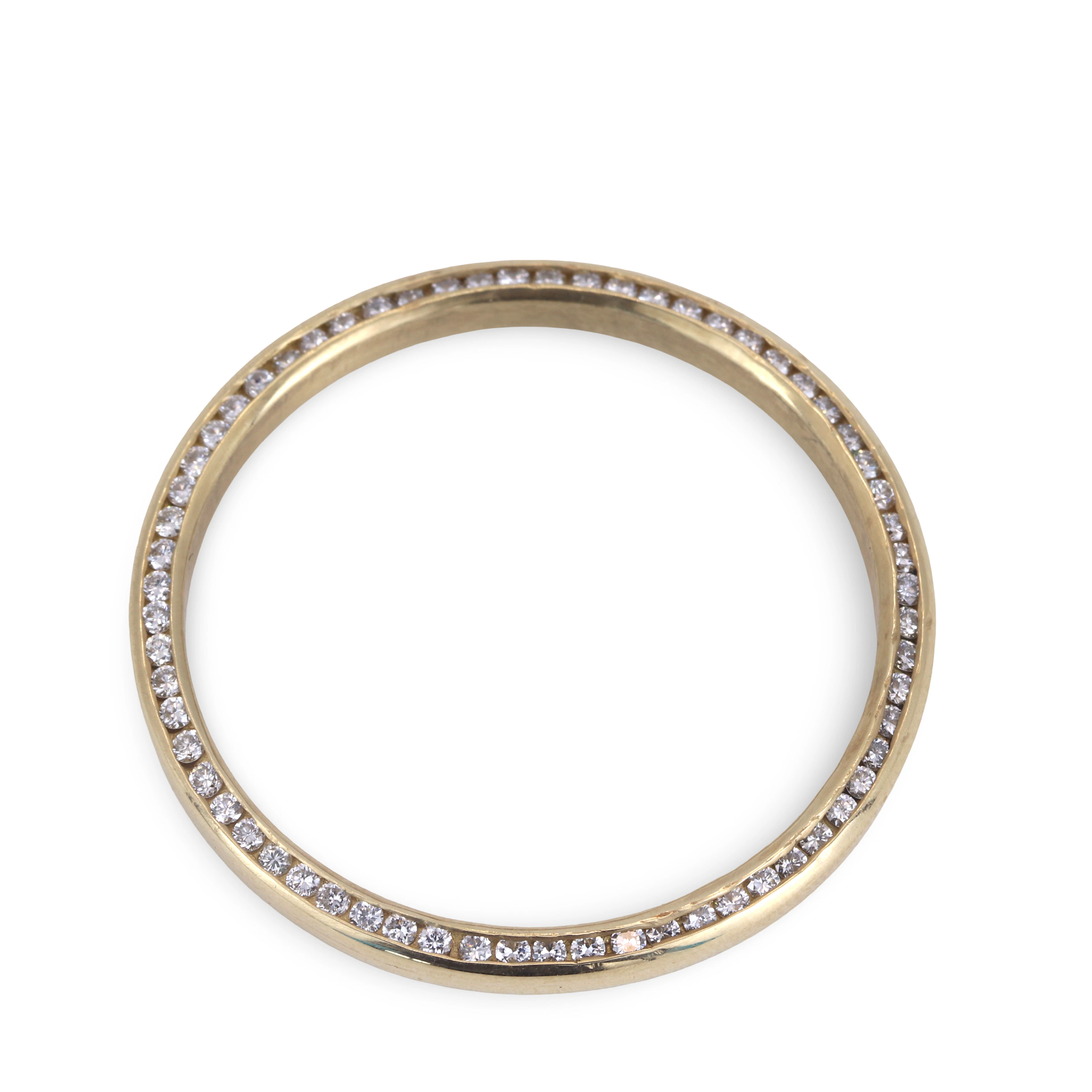 14CT DIAMOND ROLEX BEZEL.