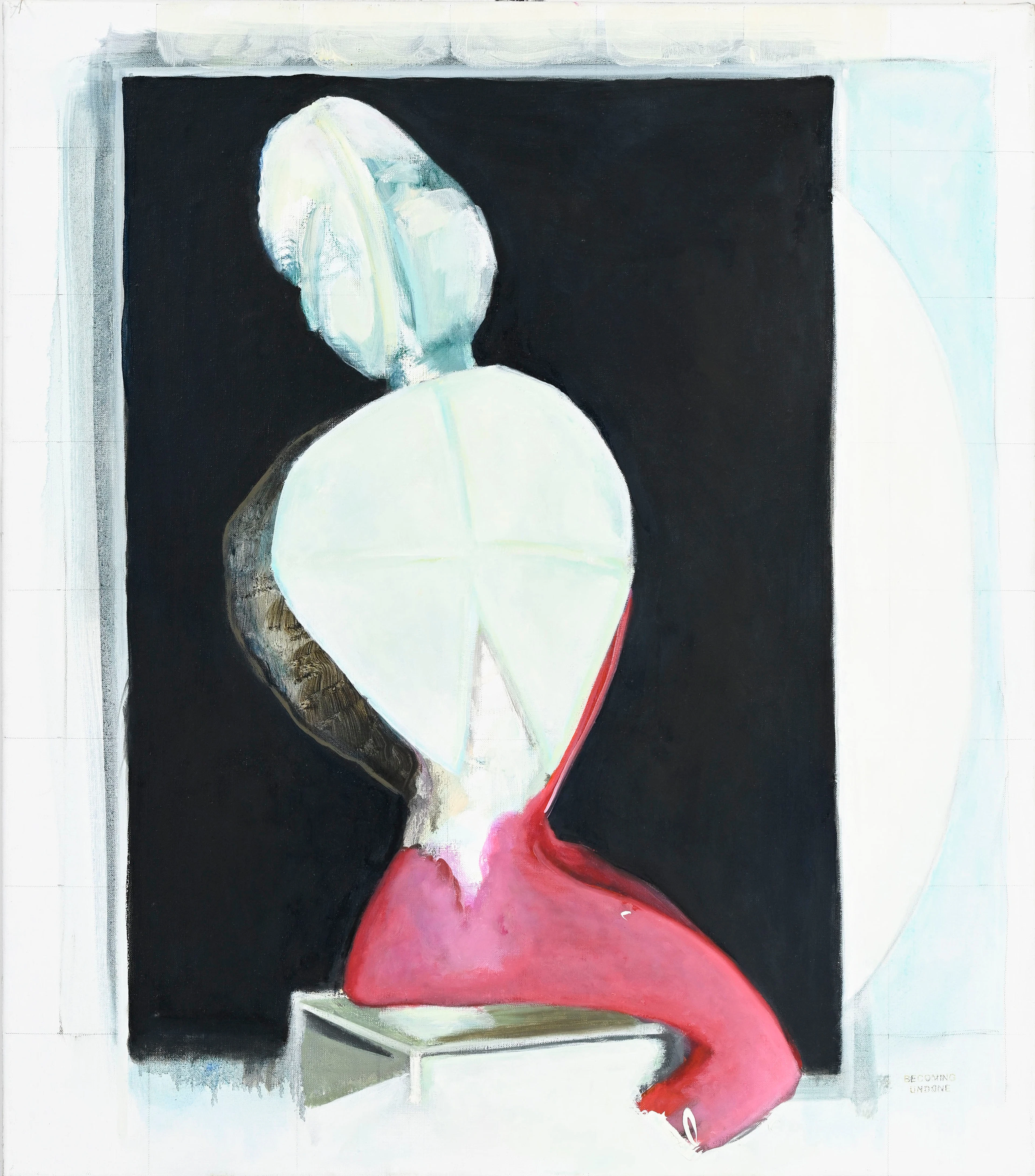Valerie Favre (1959), "Self portrait after De Chirico Becoming Undone"
