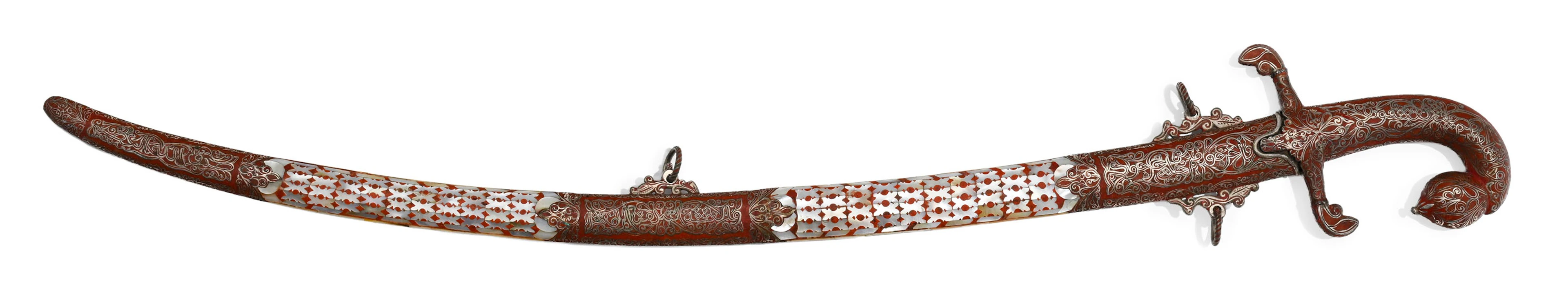 Shamshir (épée) et son fourreau, probablement indo-persan ou ottoman