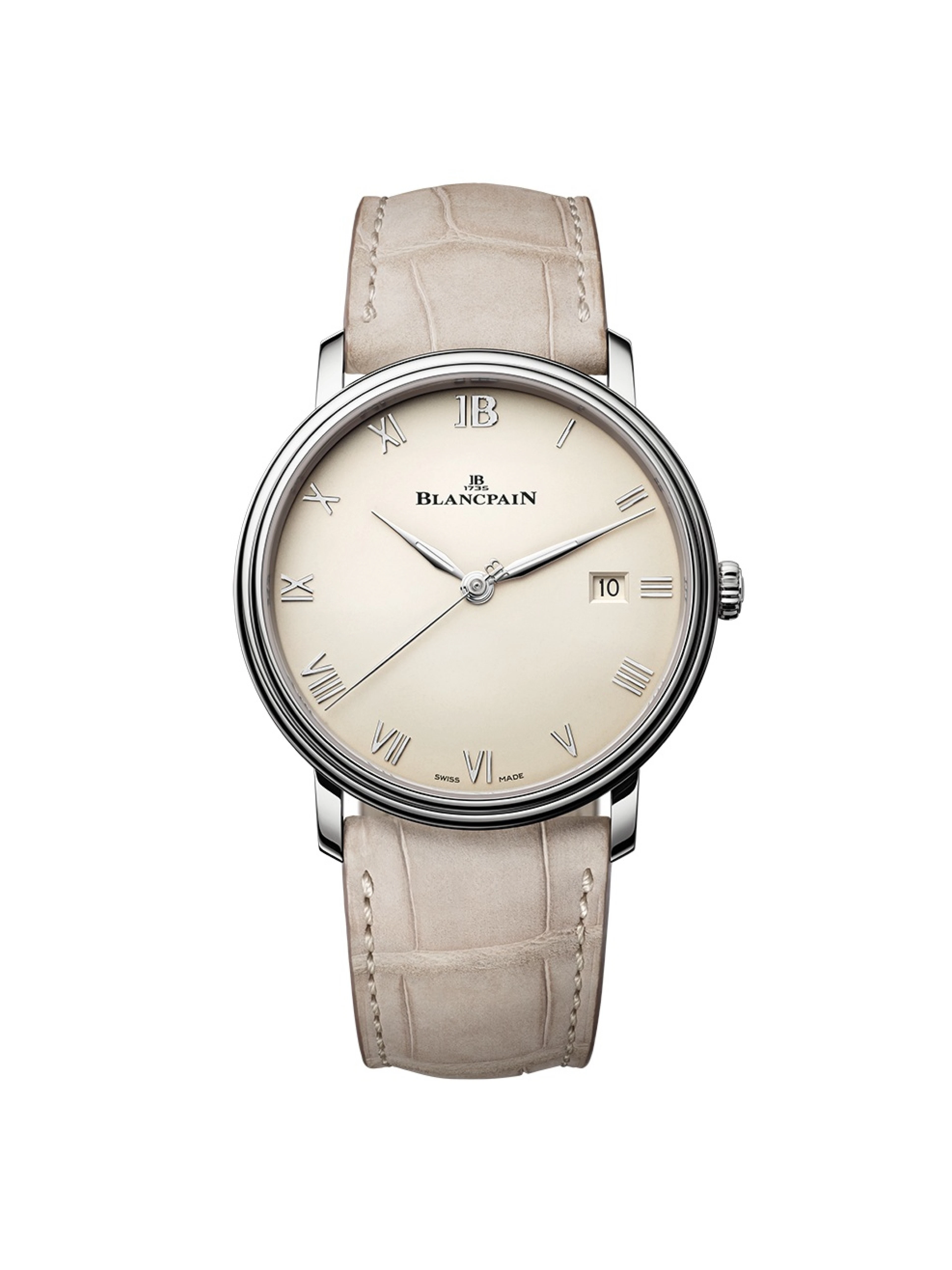 Blancpain, Villeret Extraplate, réf. 6651N-1142-55B, montre en acier