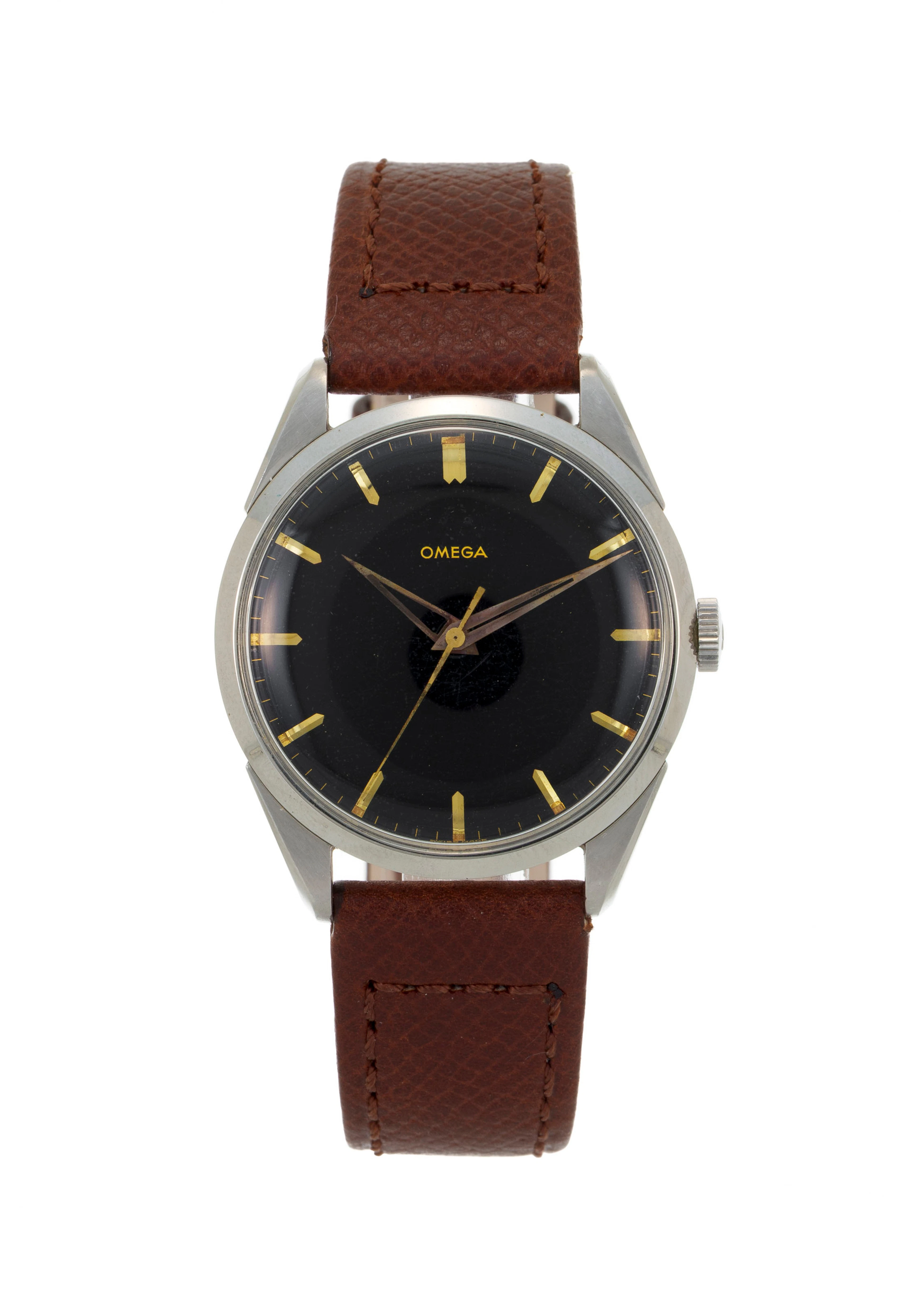 Omega, réf. 2910-9 SC, montre en acier, années 1950-60 Mouvement: