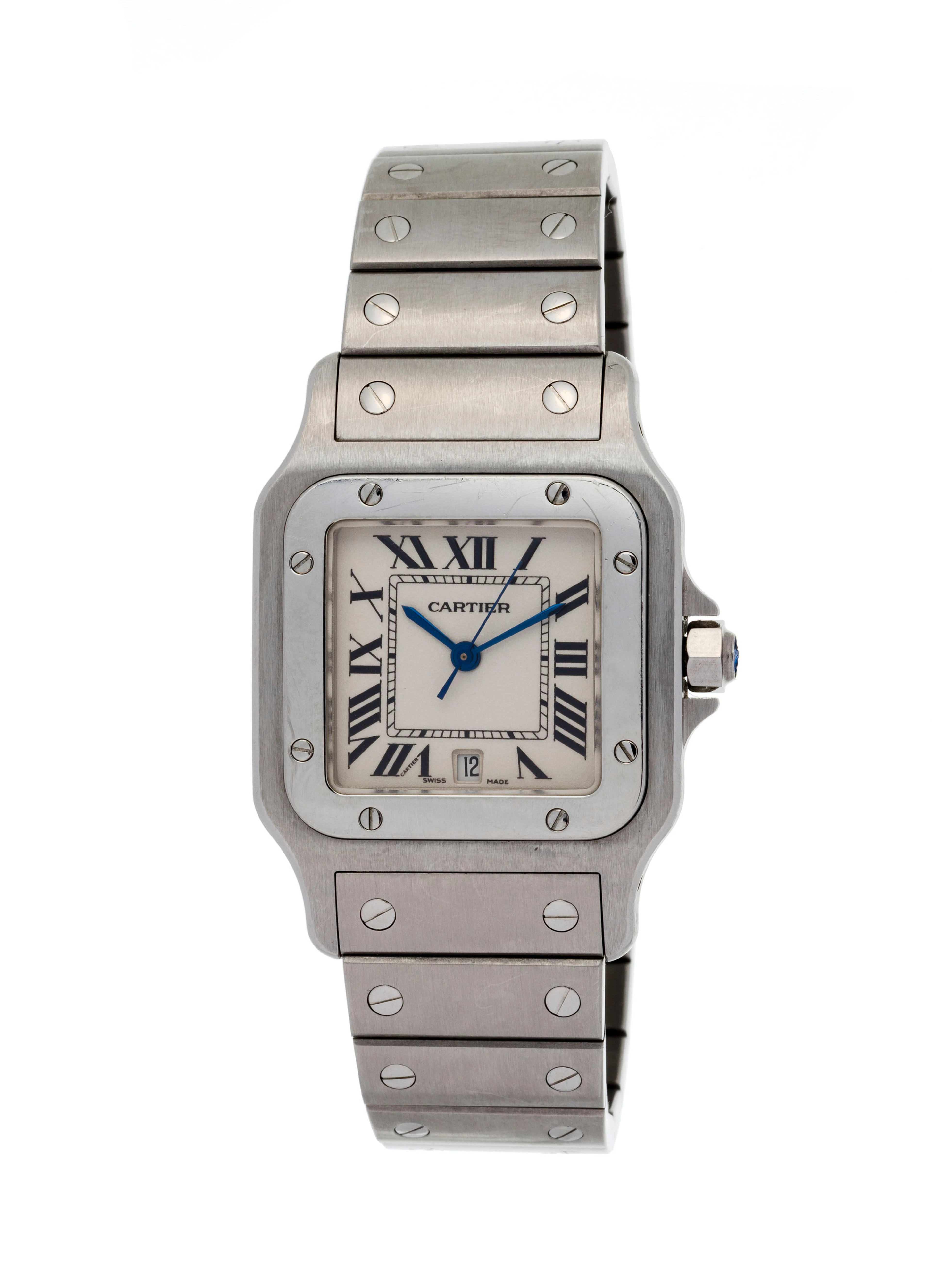 Cartier, Santos, réf. 1564, montre-bracelet en acier Mouvement: cal.