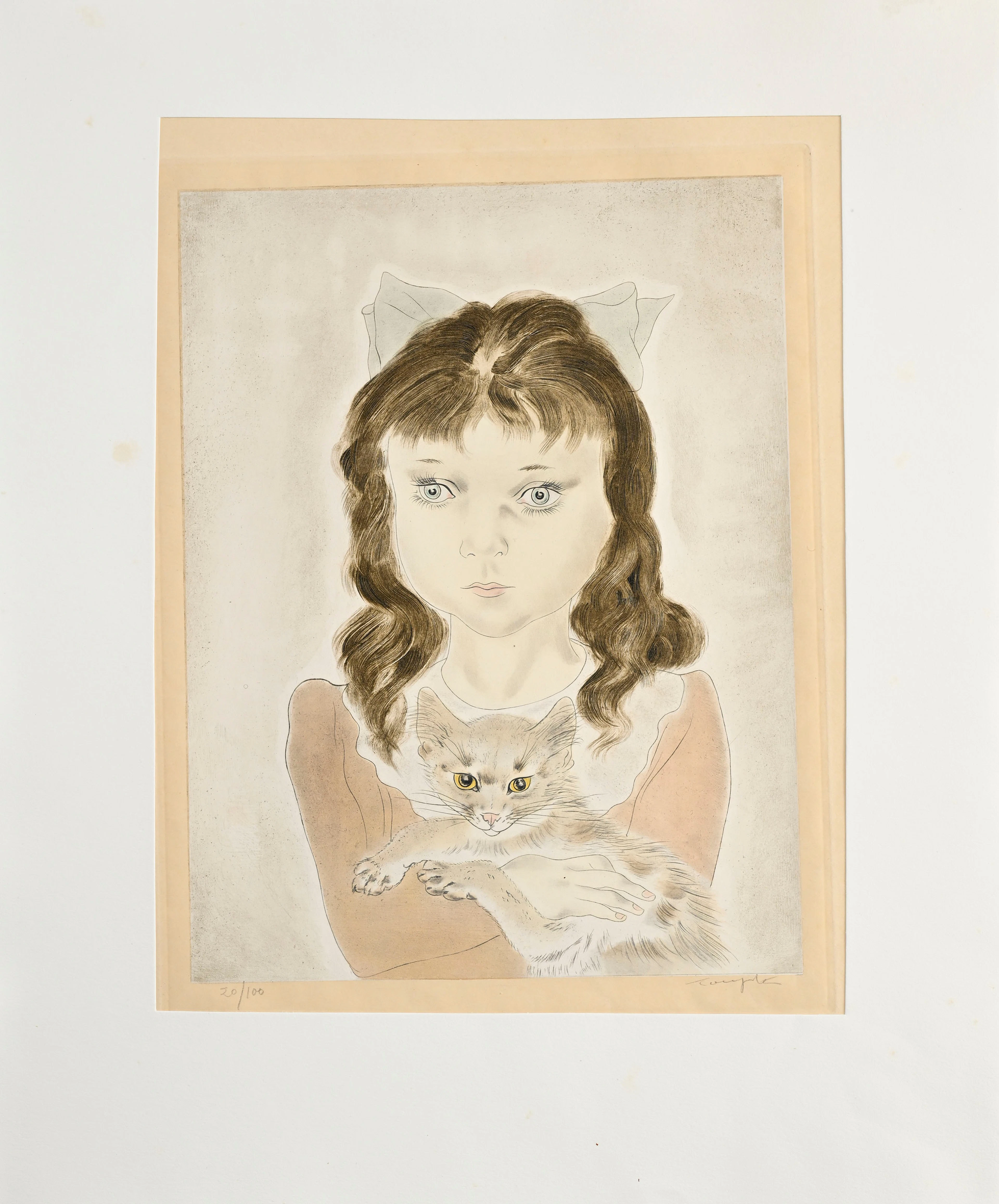 FOUJITA (Tsuguharu). Les Enfants. Paris, Apollo ed., Paris, circa