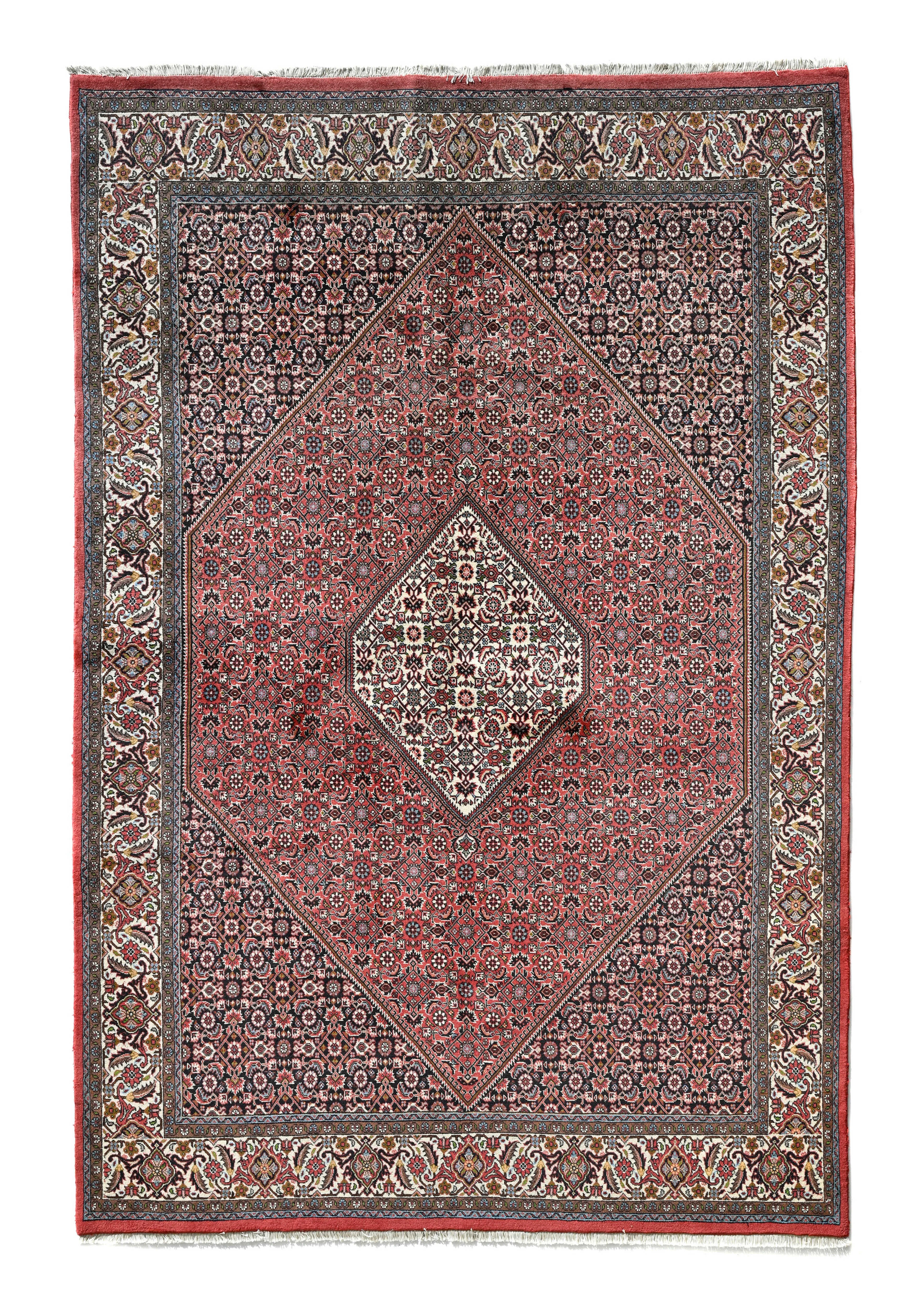 Tapis Bidjar, Iran, 2ème moitié du XXe s., à hexagones centraux superposés