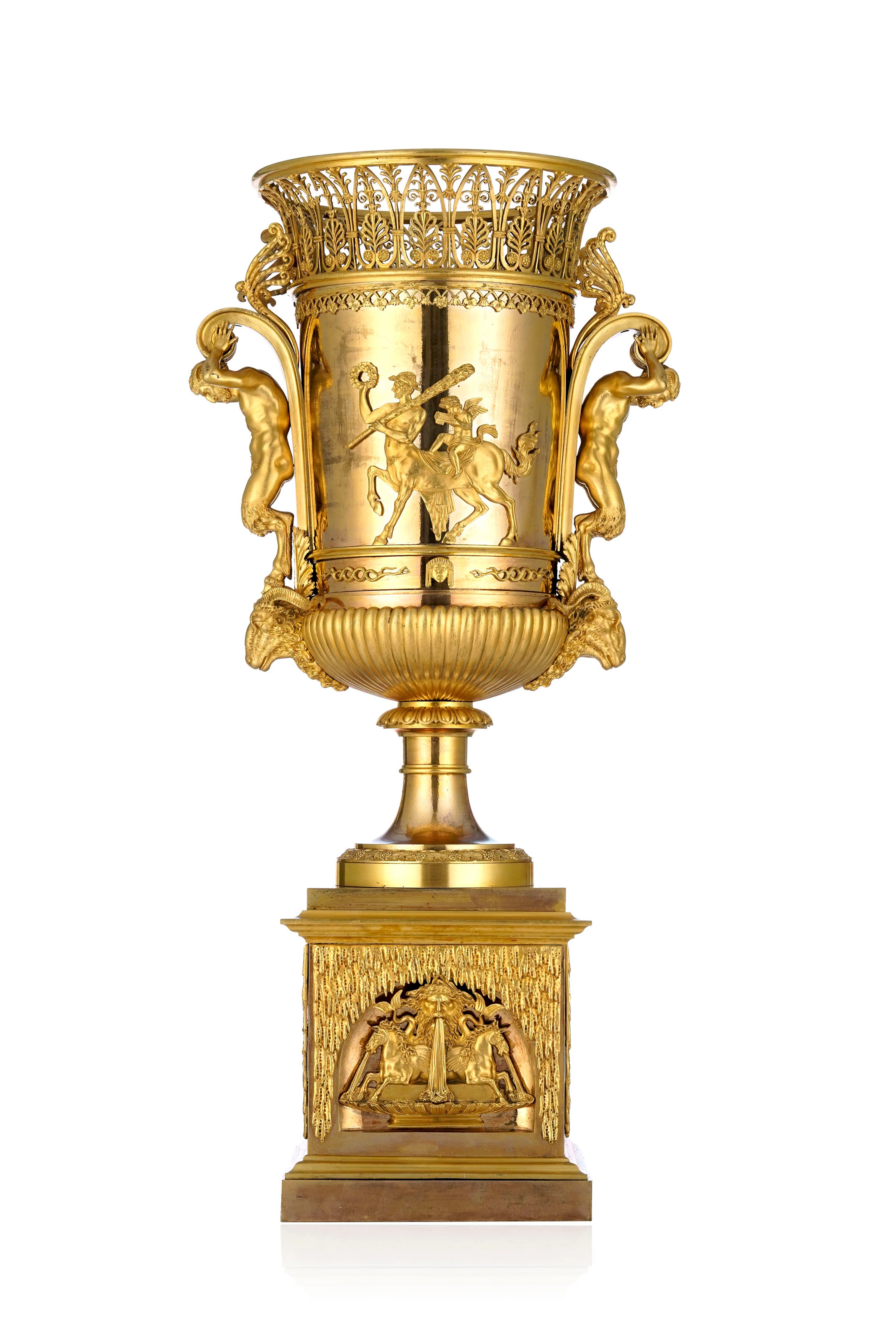 Vase Médicis d'époque Empire attribué à Claude Galle (1759-1815)