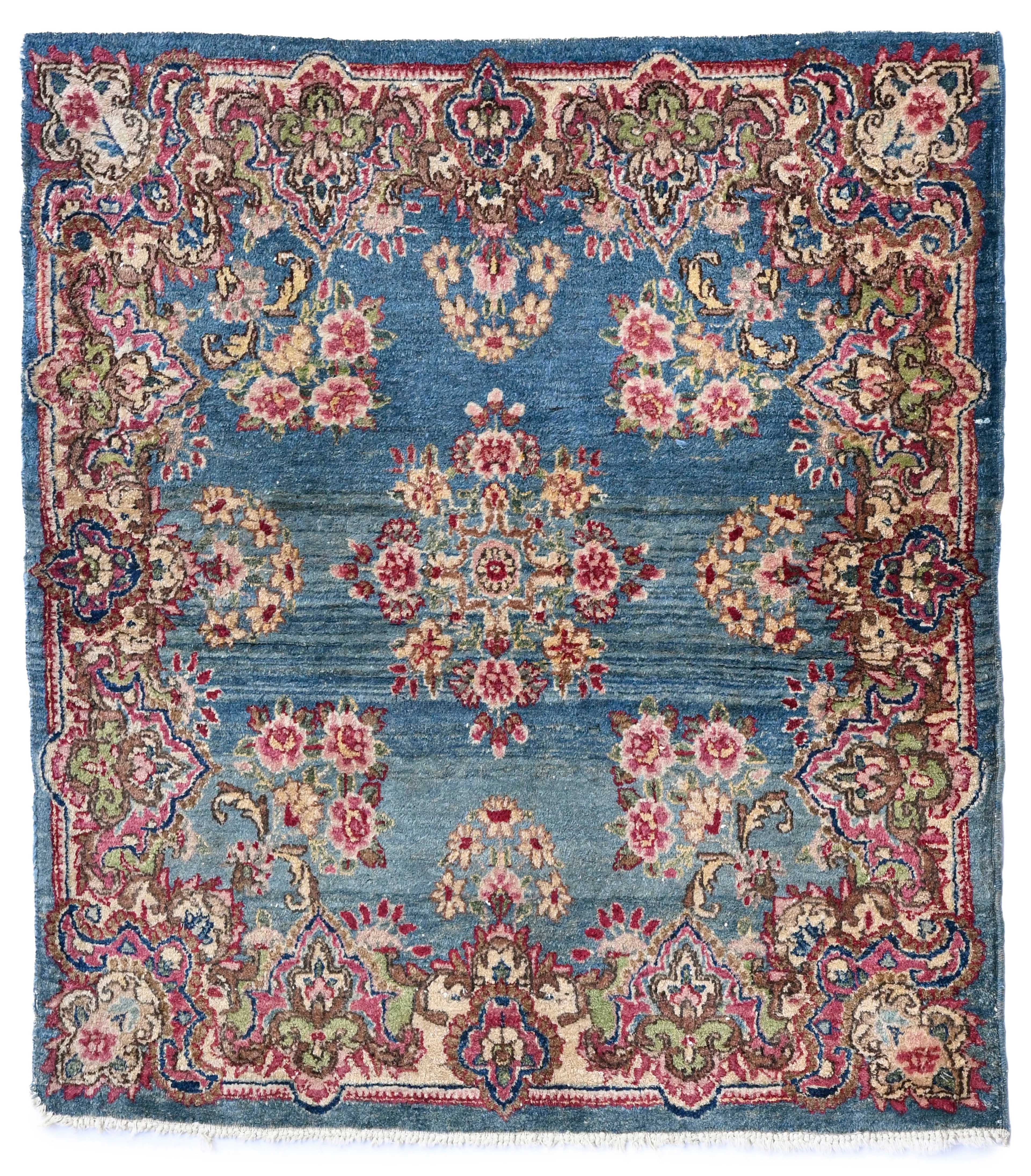 Paire de tapis Kerman, Iran, milieu du XXe s., à médaillon central