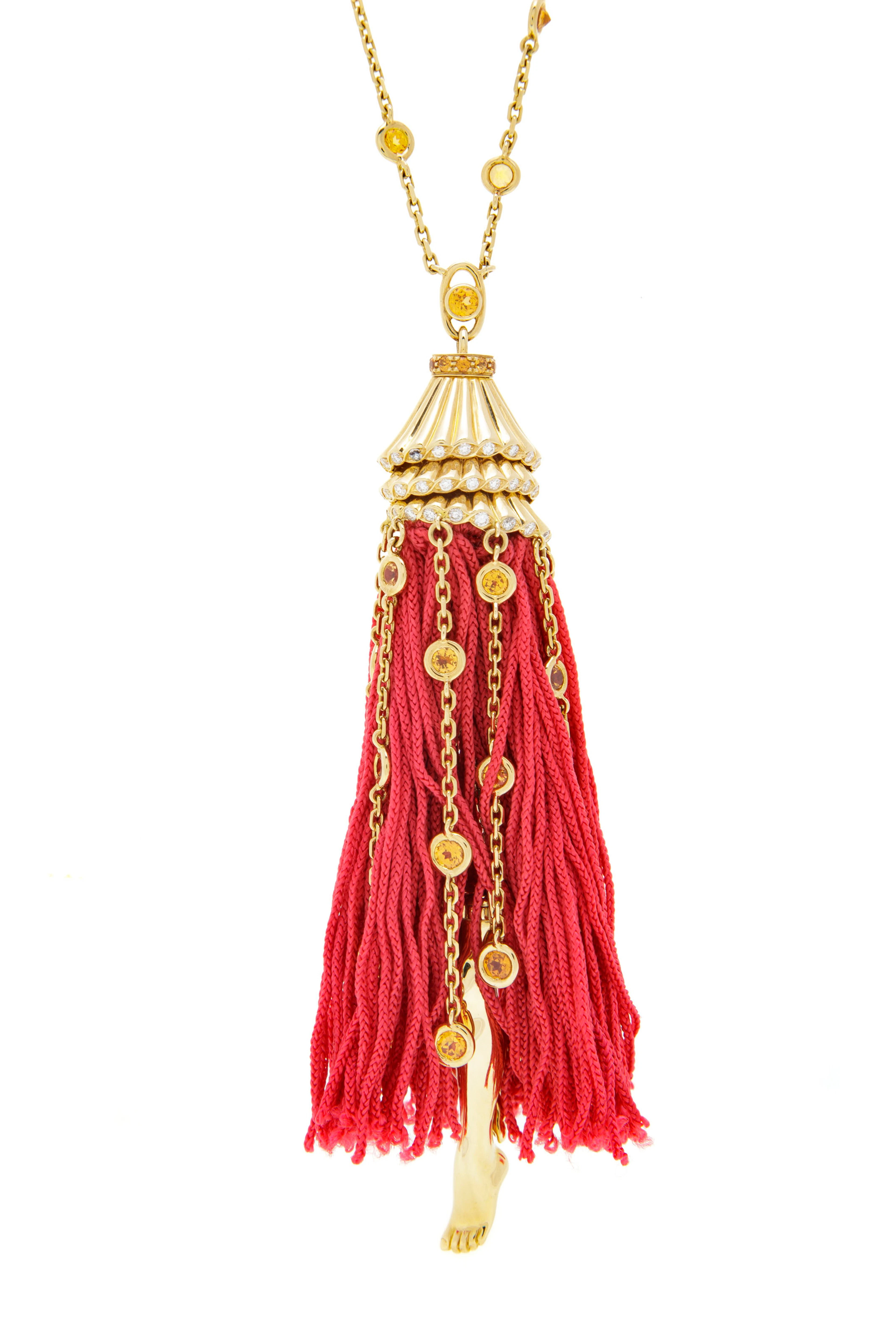 Boucheron, Froufrou, collier or 750 serti de diamants taille brillant