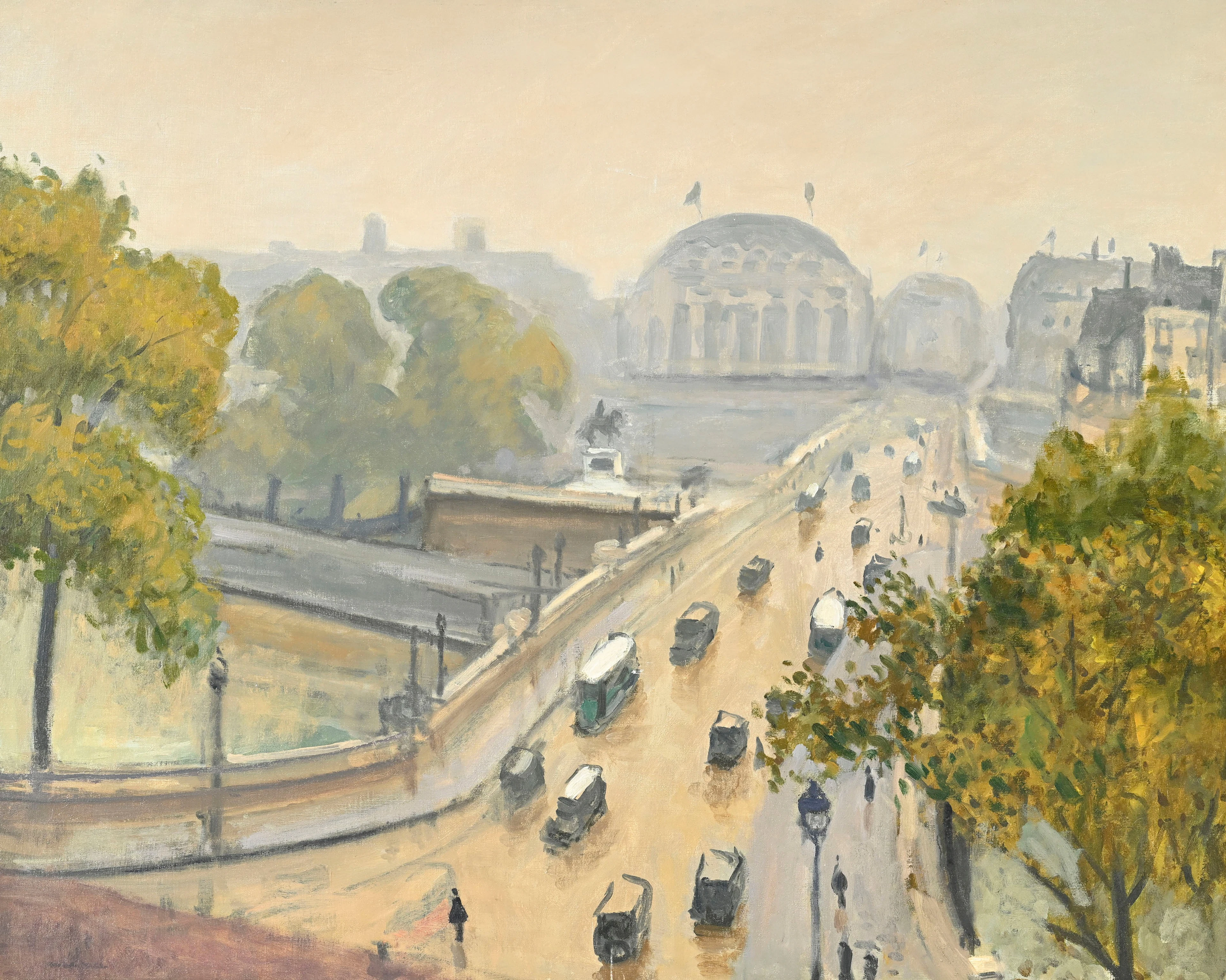 Albert Marquet (1875-1947), "Le Pont Neuf, Paris, Automne", c. 1945