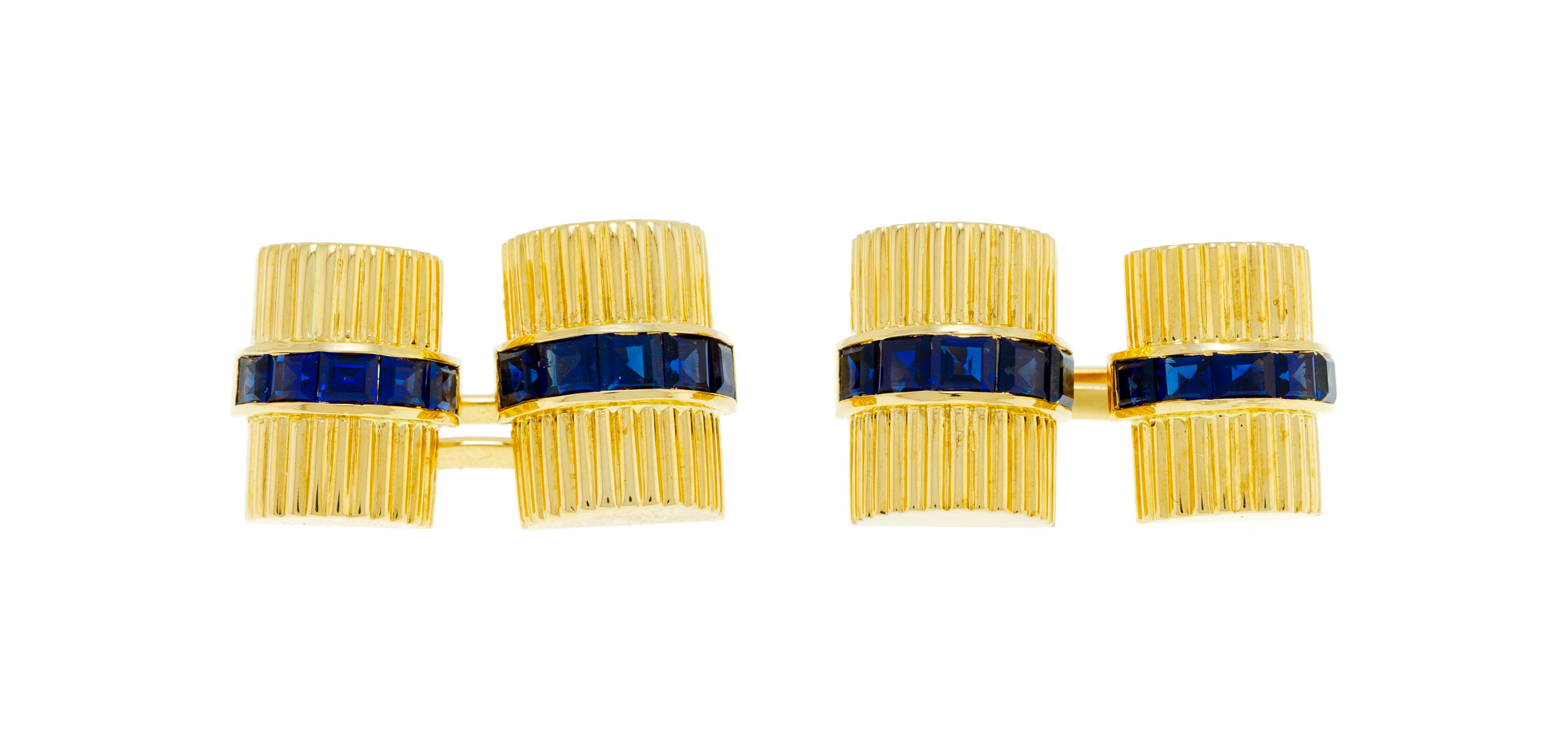 Van Cleef & Arpels, paire de boutons de manchette années 1940-50 en