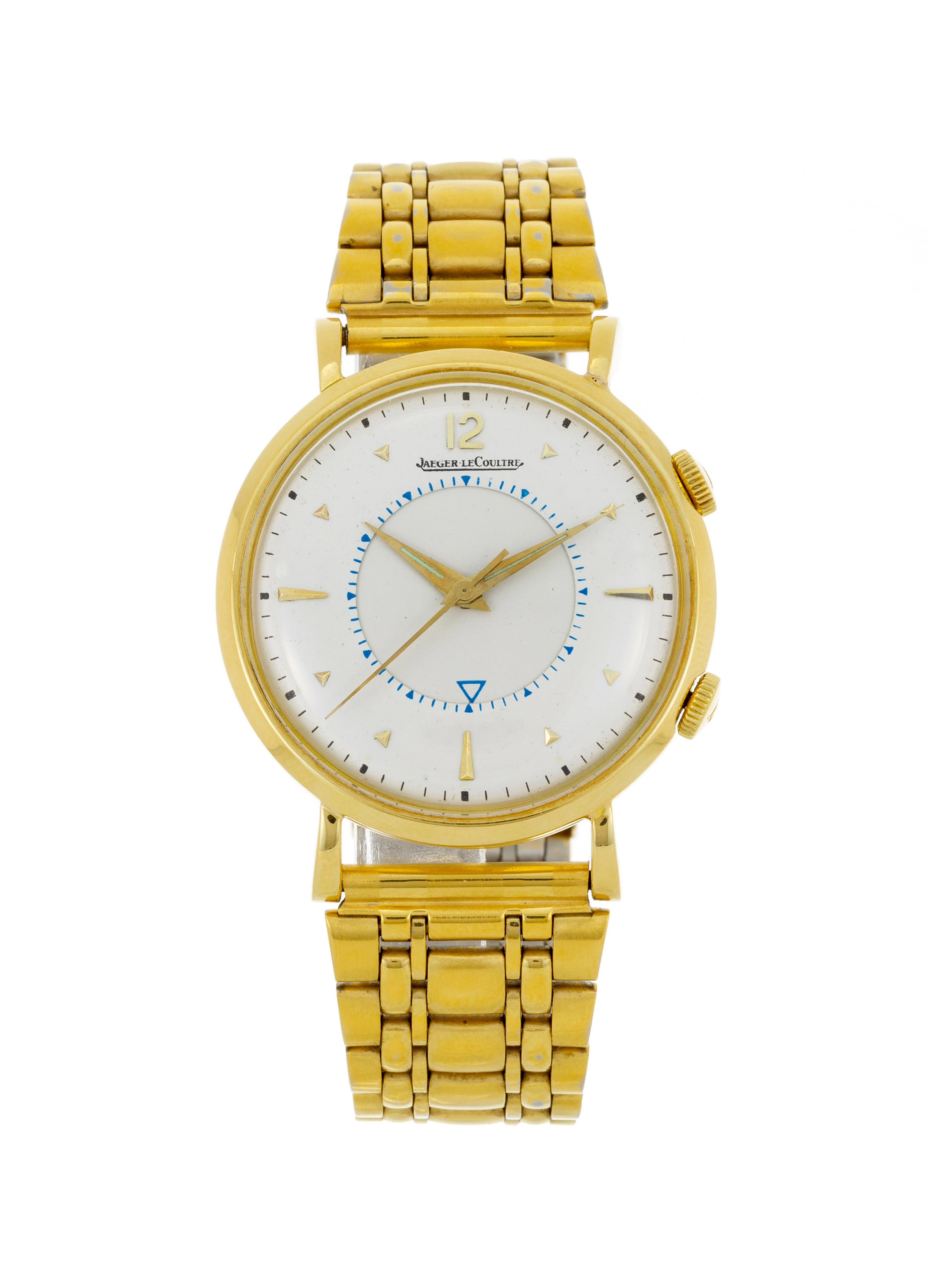 Jaeger-LeCoultre, Memovox, montre en or 750 avec réveil, années 1950-60