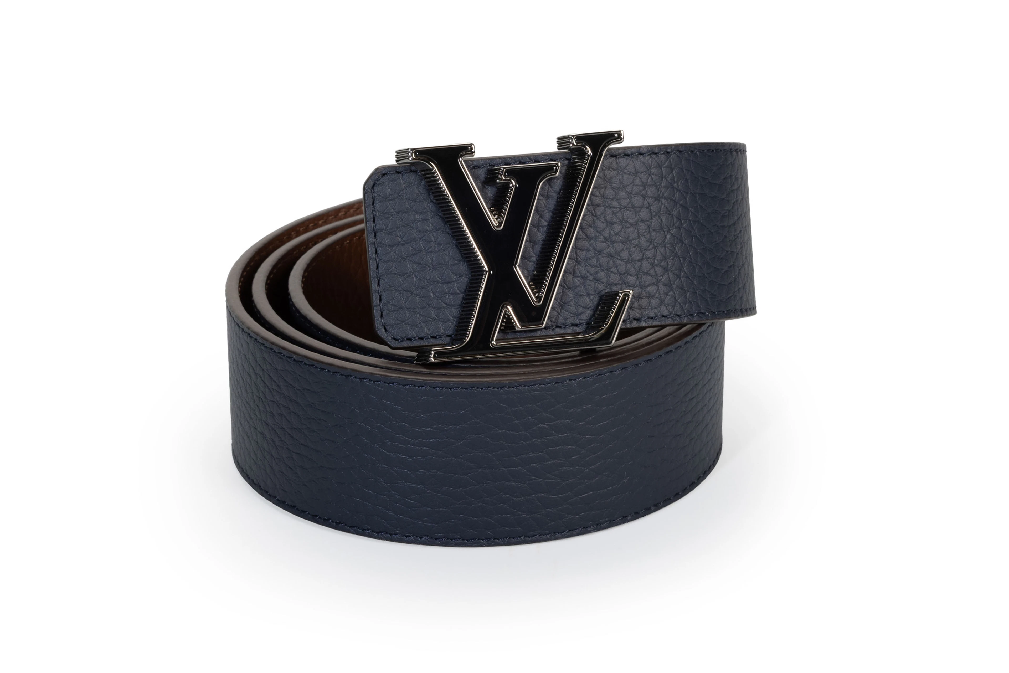 Louis Vuitton, ceinture LV initiales réversible 40mm, boucle en métal