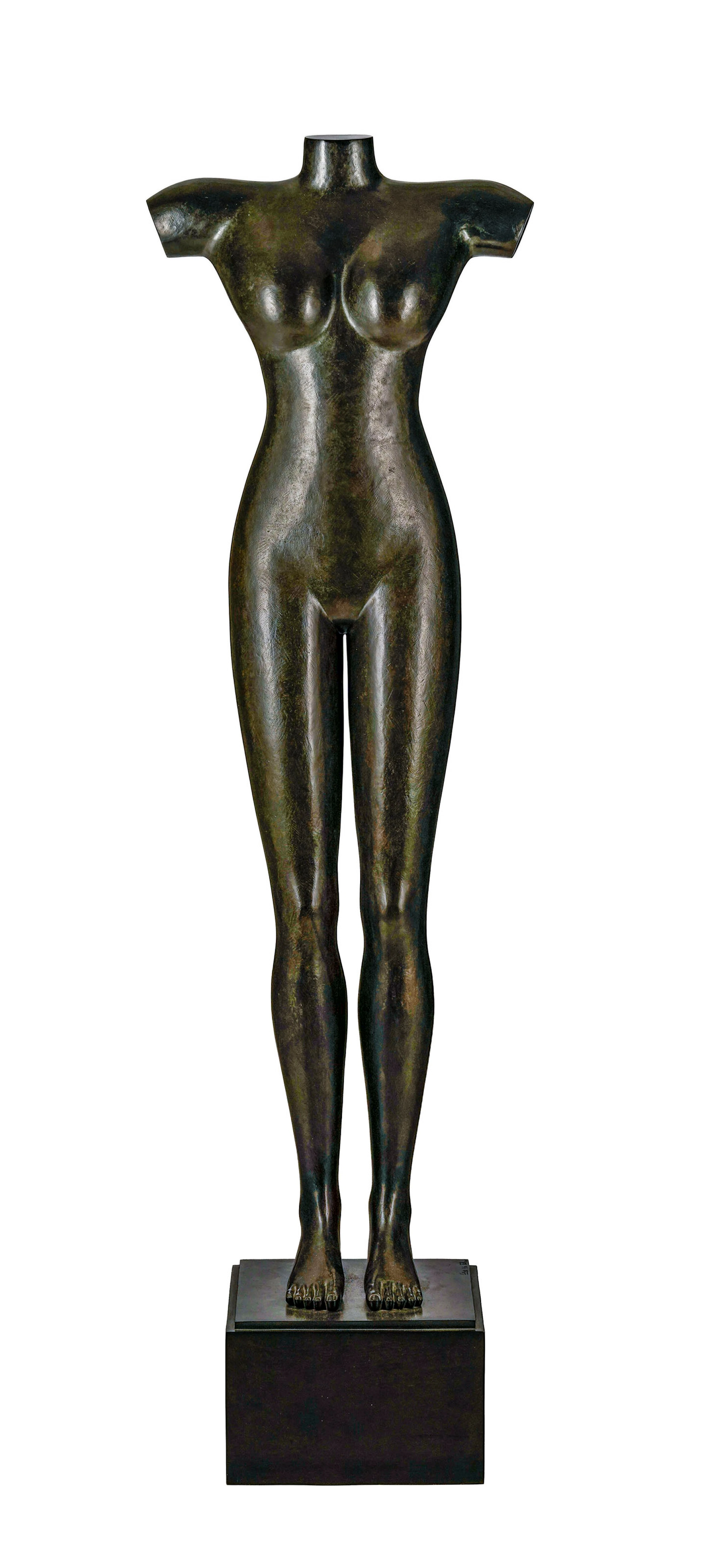 Louis Cane (1943-2024), Venus, 2007, sculpture en bronze à patine