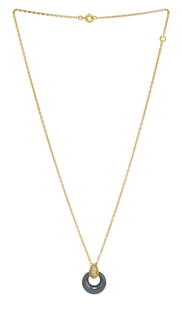 Van Cleef & Arpels, pendentif or 750 serti de diamants taille brillant