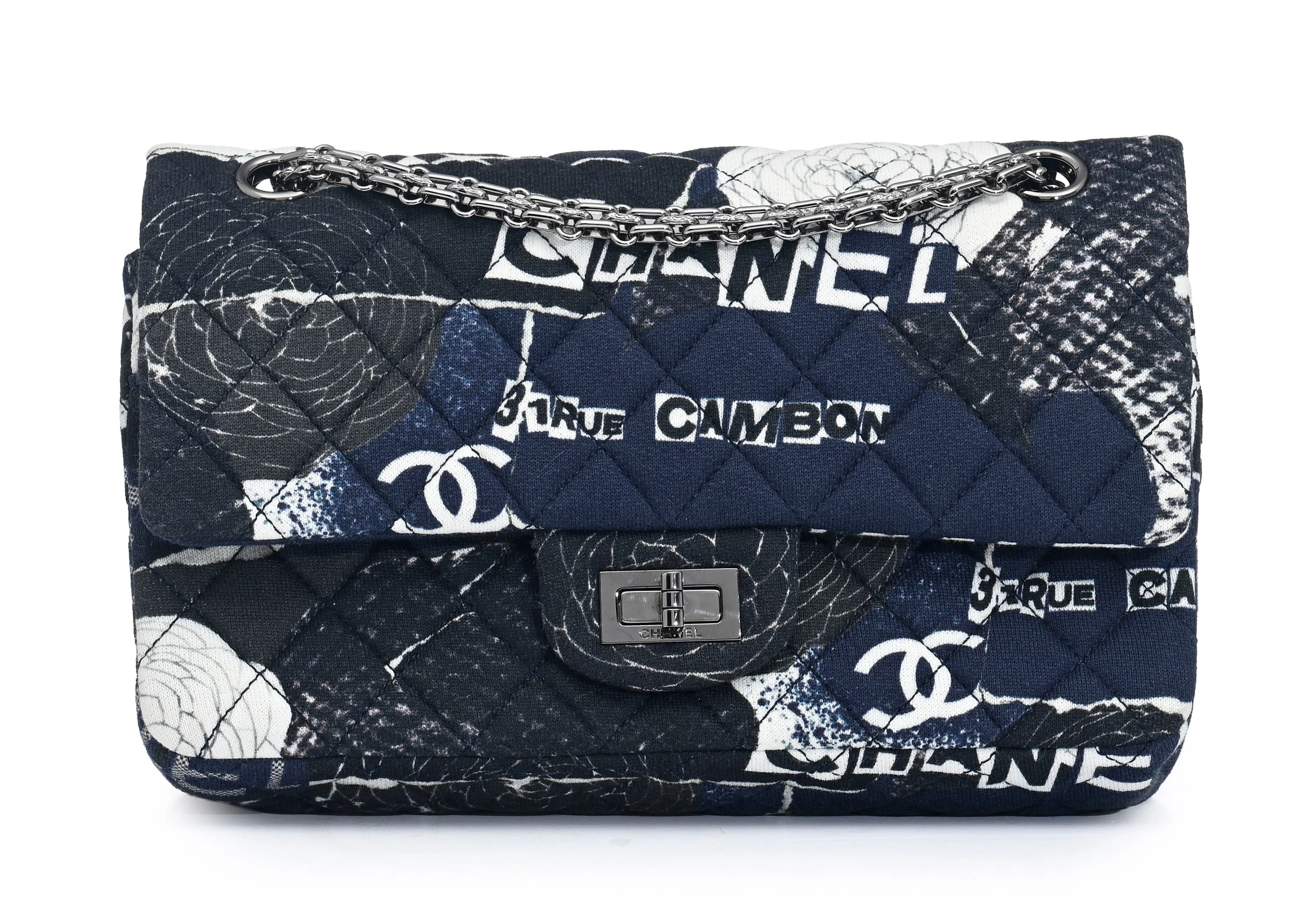 Chanel, sac 2.55 Reissue Graffiti, année 2019, édition limitée en