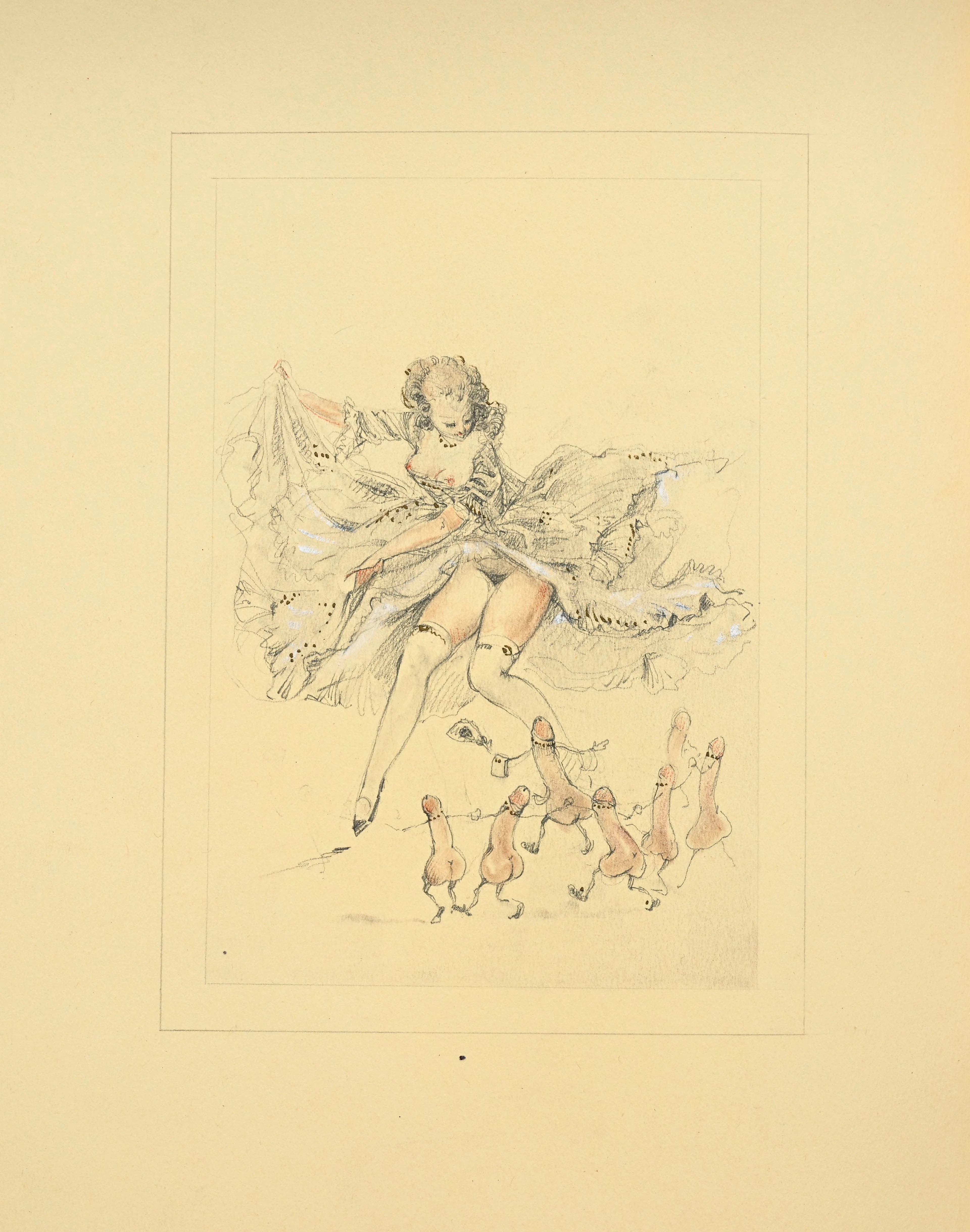 [EROTICA]. ROJAN (Feodor Rojankovsky, dit), attribuable à. Petit recueil