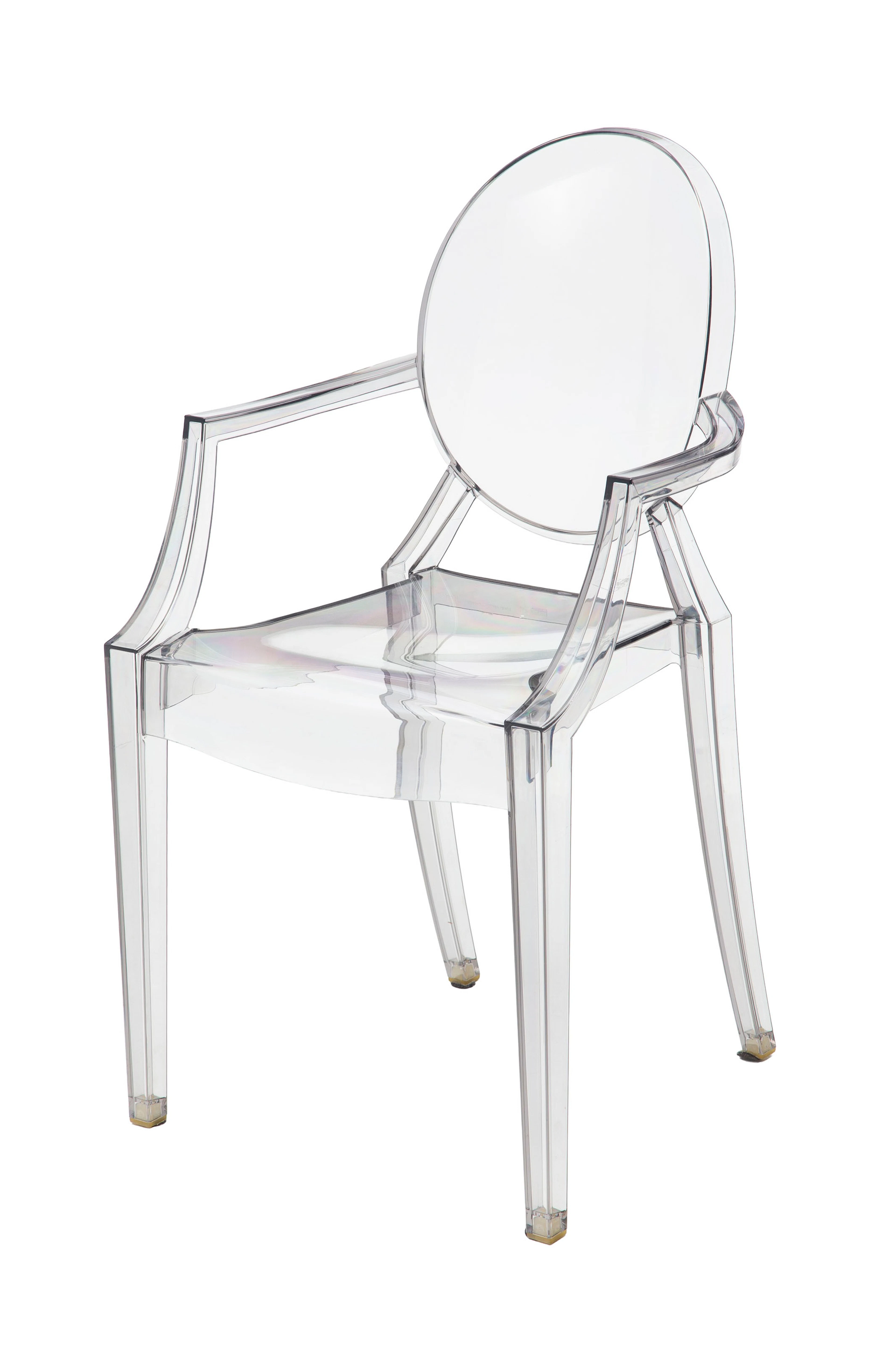 Fauteuil Louis Ghost par Philippe Starck (né en 1949), édition Kartell