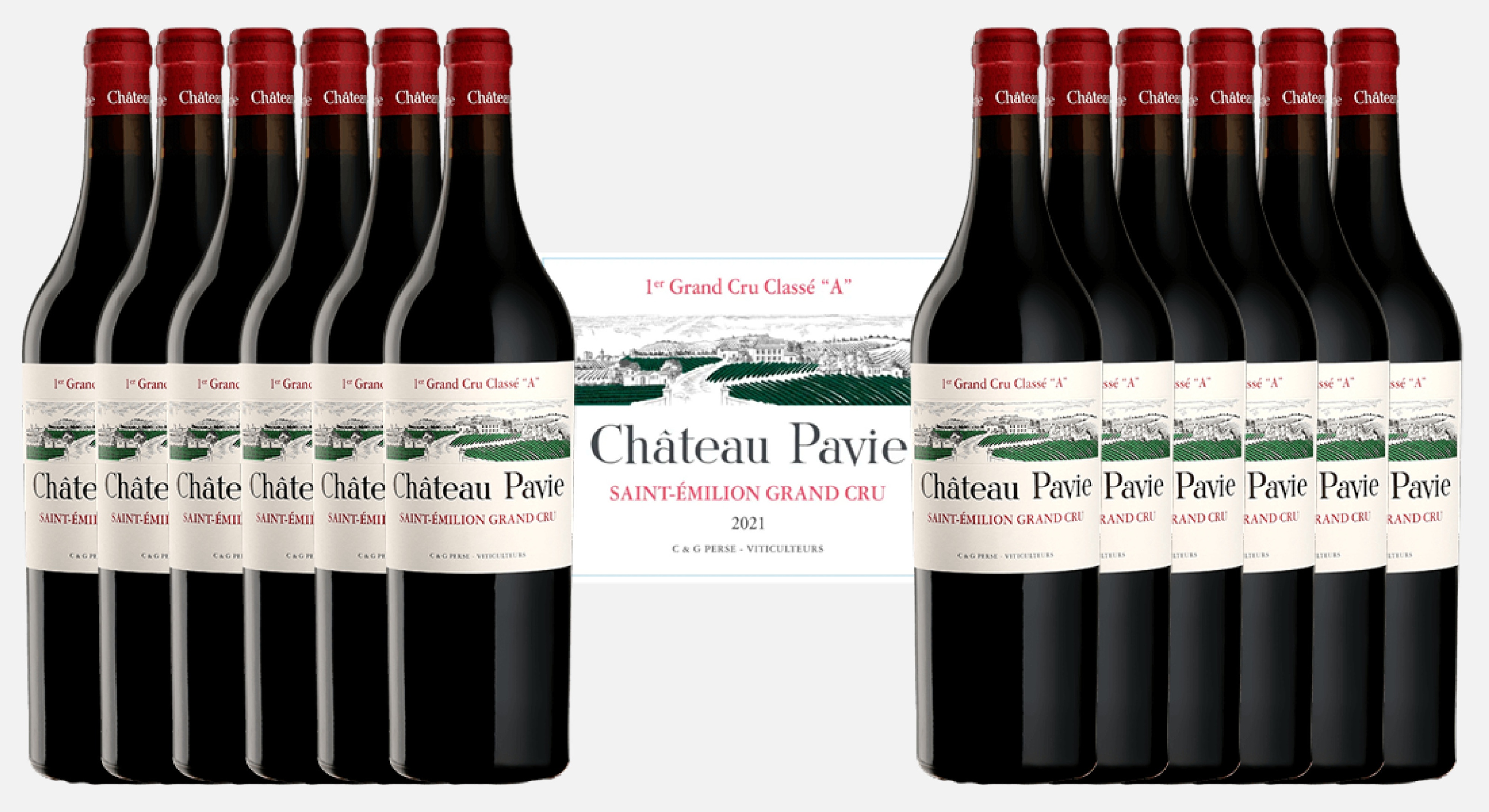 Ch. Pavie, 2021, Saint-Emilion, 1er grand cru classé, 12 bts (caisse
