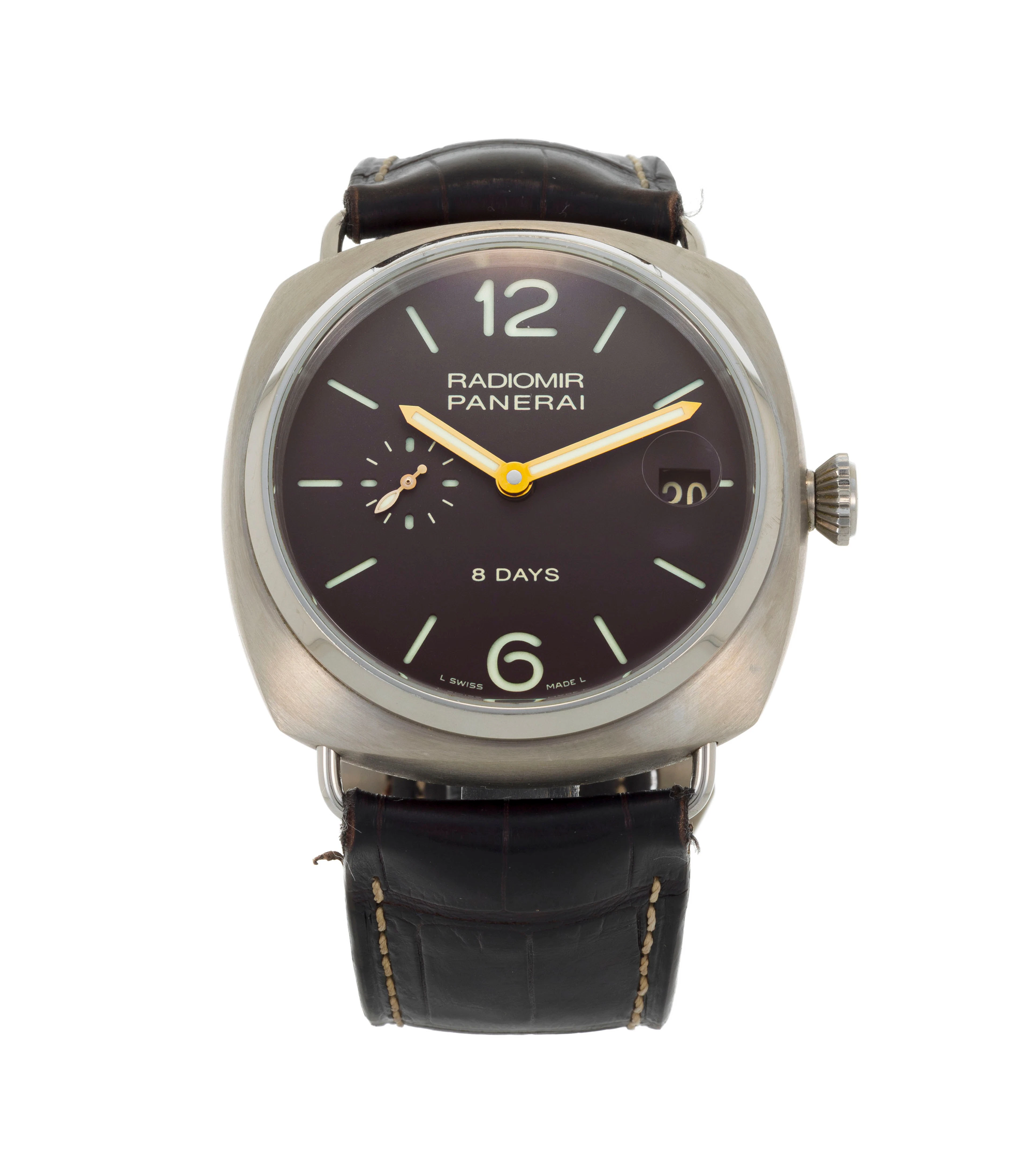 Panerai, Radiomir 8 Days, Ed. Limitée n°N241/300, montre petite seconde