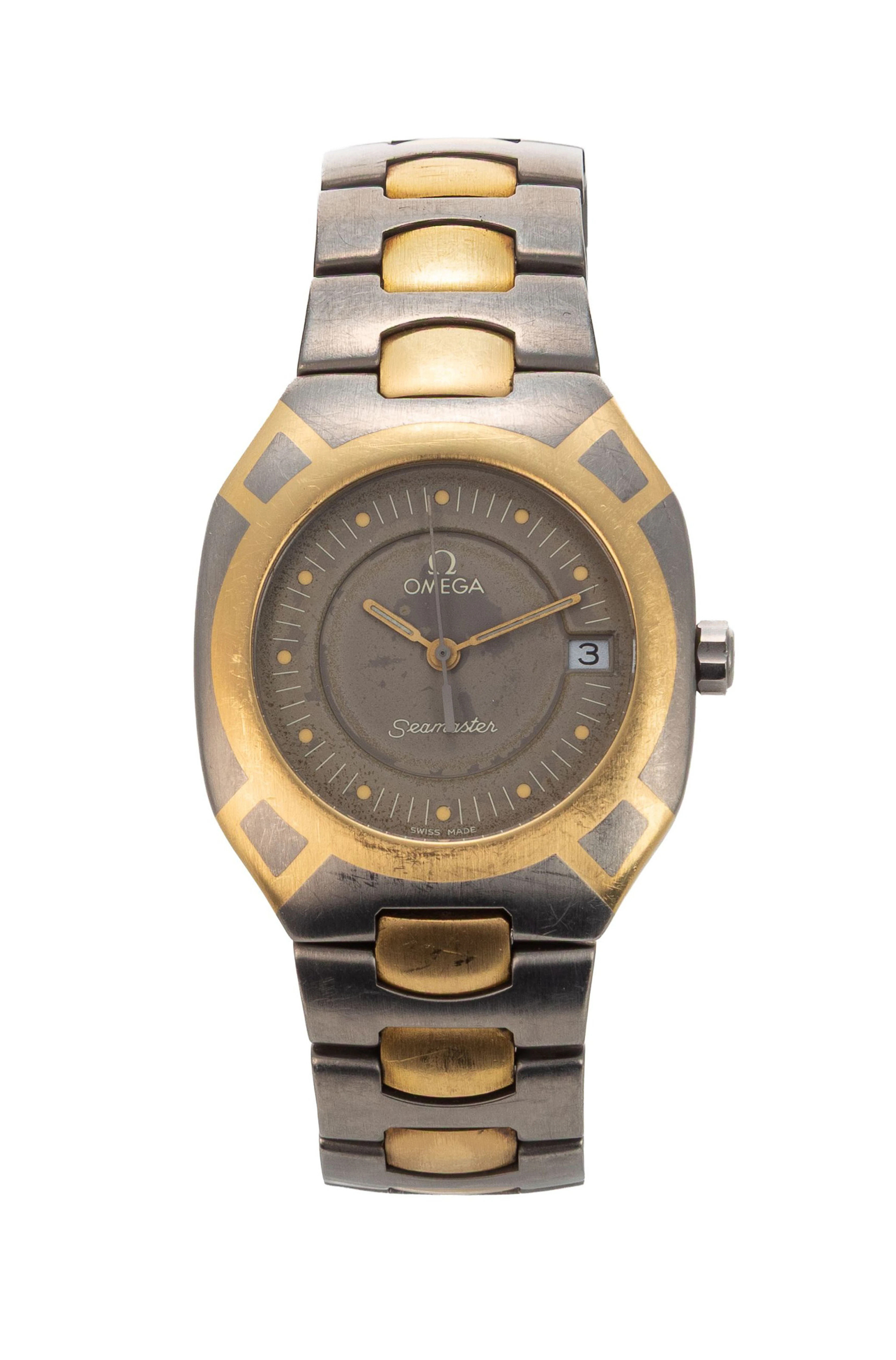Omega, Seamaster Polaris, réf. 196.0257/396.0952, montre-bracelet