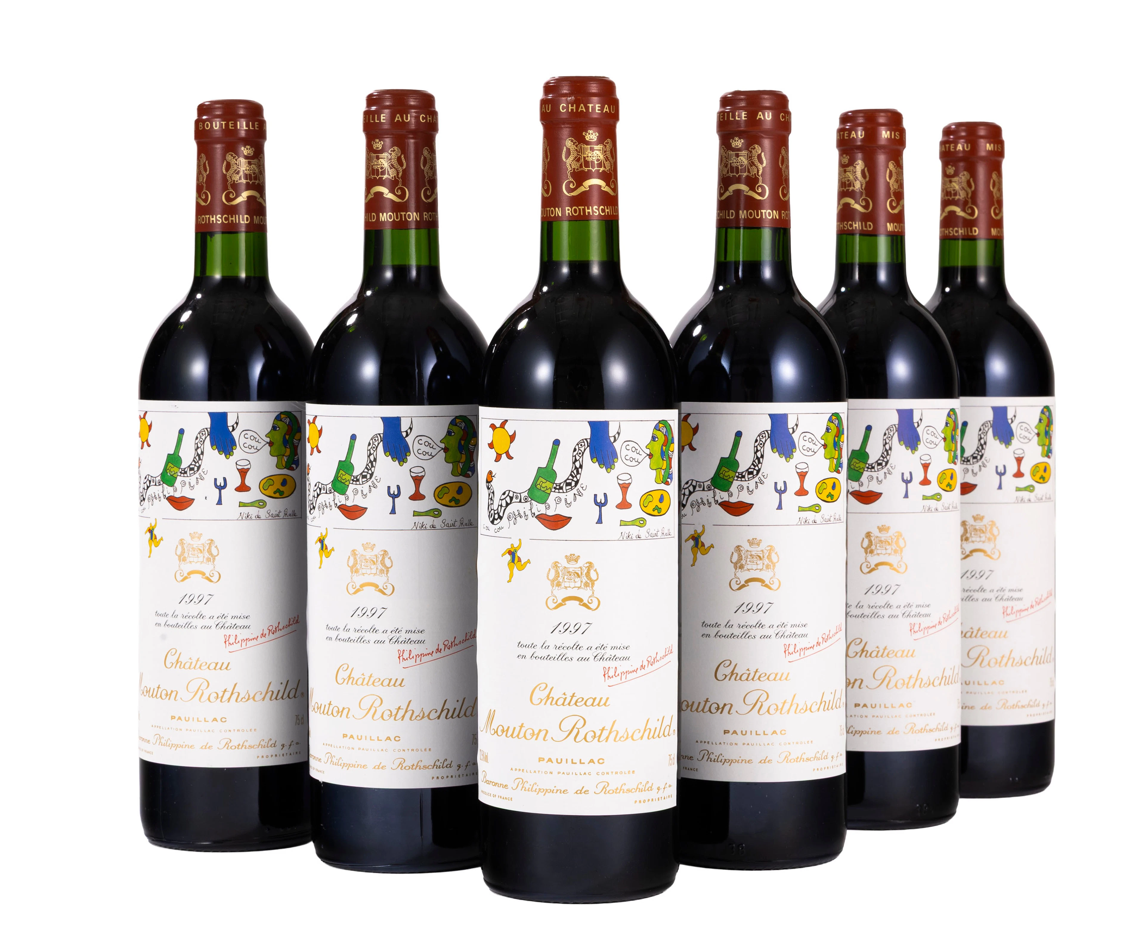Ch. Mouton Rothschild, 1997, Pauillac, 1er grand cru classé, 6 bts