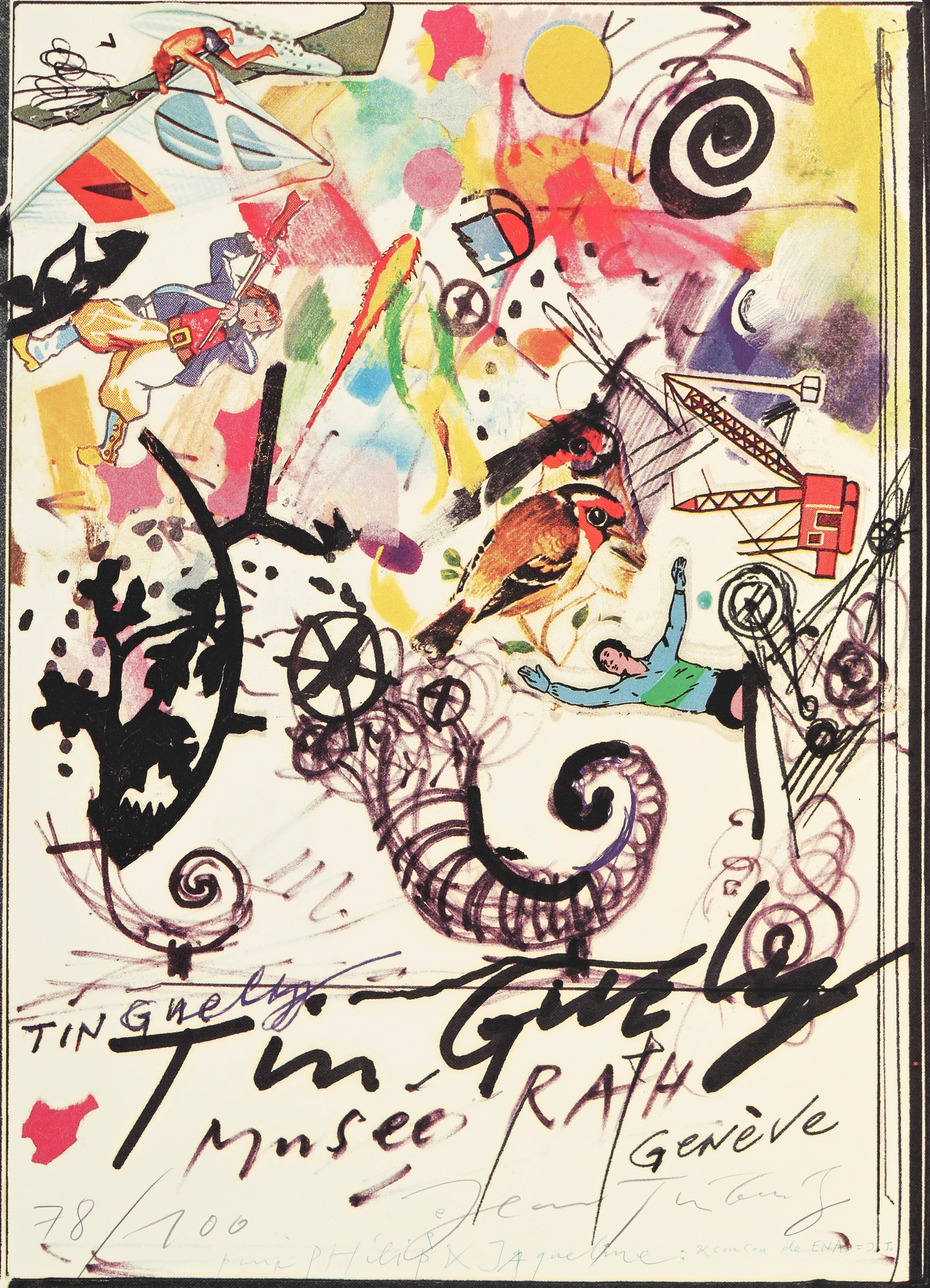 Jean Tinguely (1925-1991), d'après, Affiche pour le Musée Rath, 1983