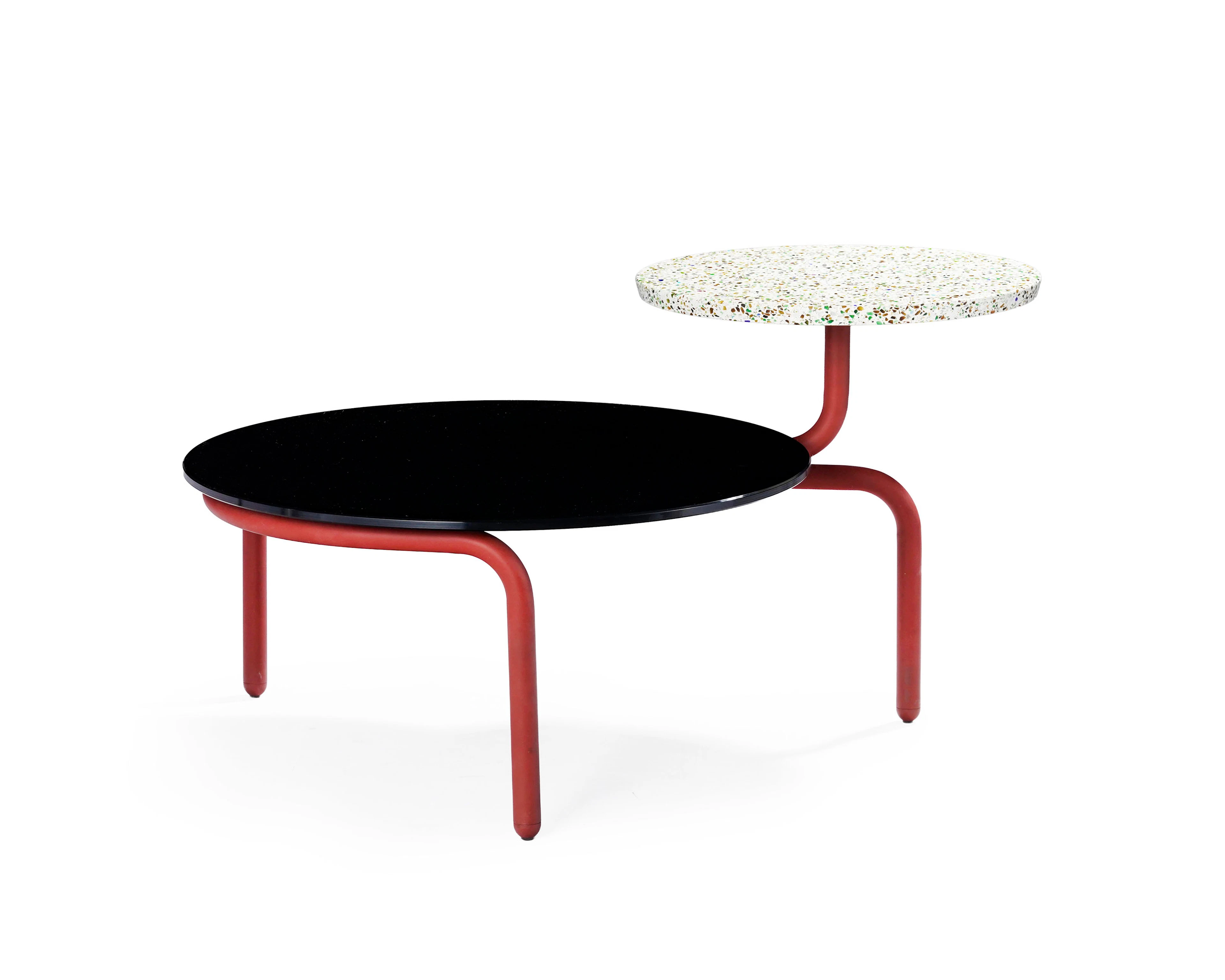 Table basse Chandigarh par Doshi Levien, XXIe s., en métal tubulaire