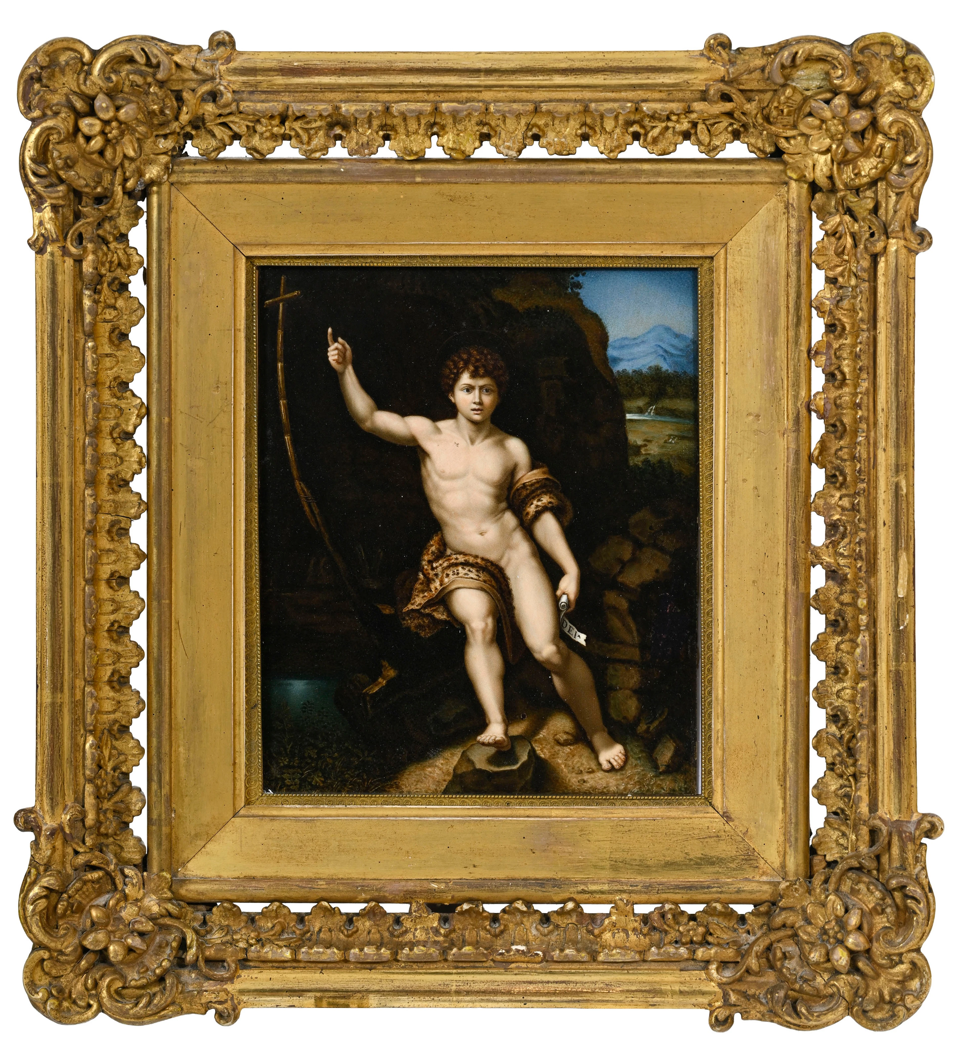 Saint Jean-Baptiste dans le désert, d’après Raphaël Sanzio, vers 1518