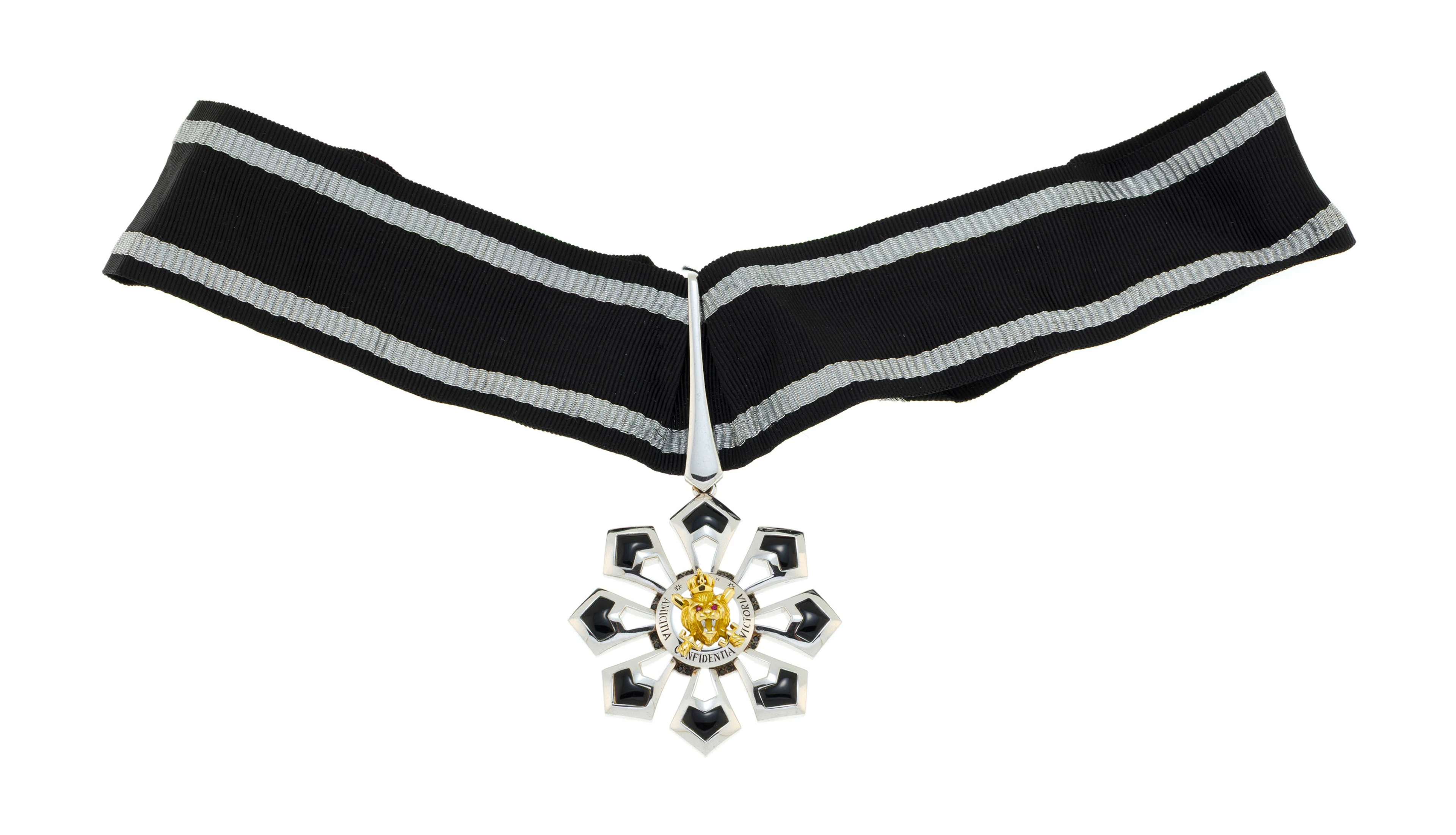 De Grisogono, décoration franc-maçonnique 2 ors 750 à motif rayonnant
