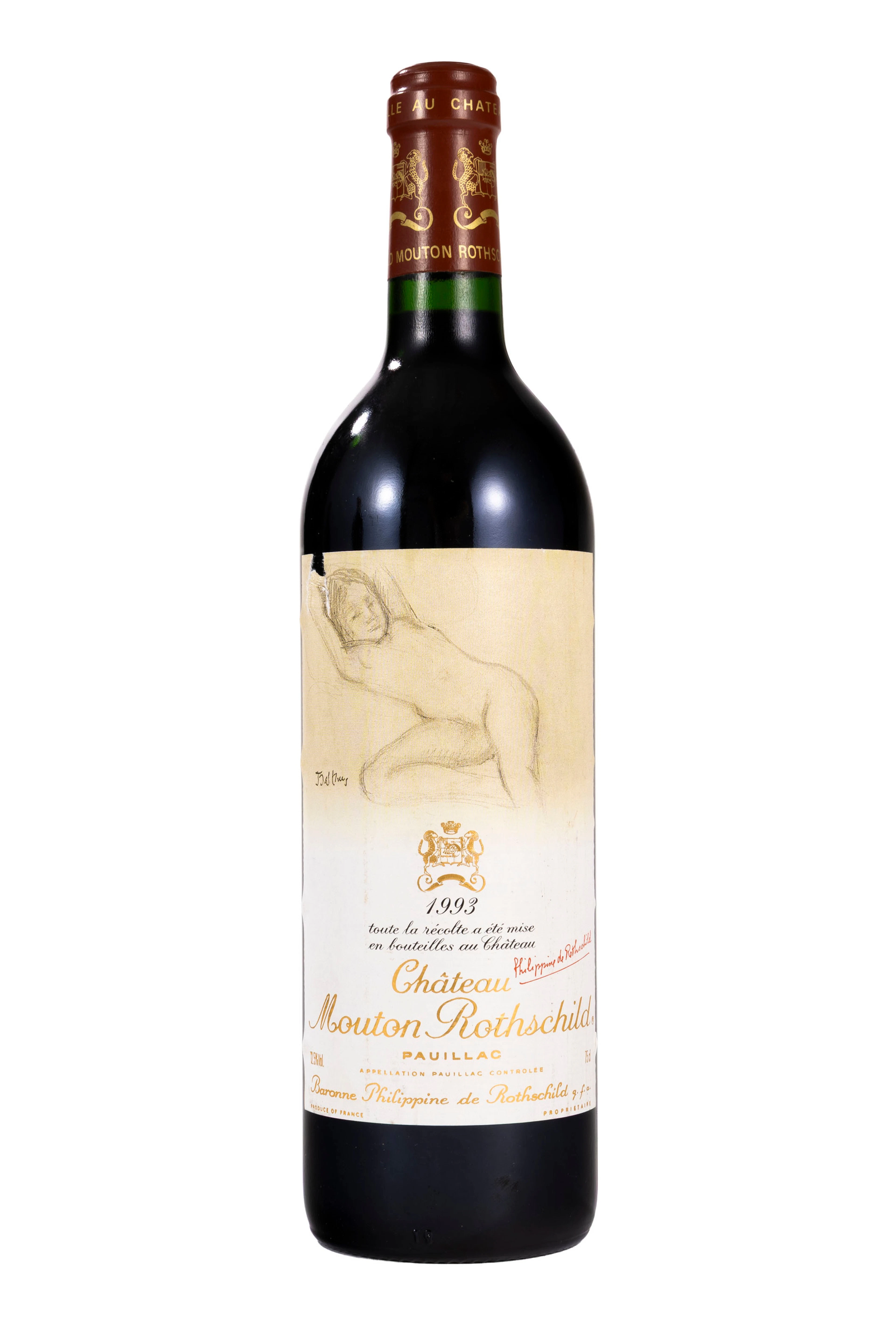 Ch. Mouton Rothschild, 1993, Pauillac, 1er grand cru classé, 1 bt.