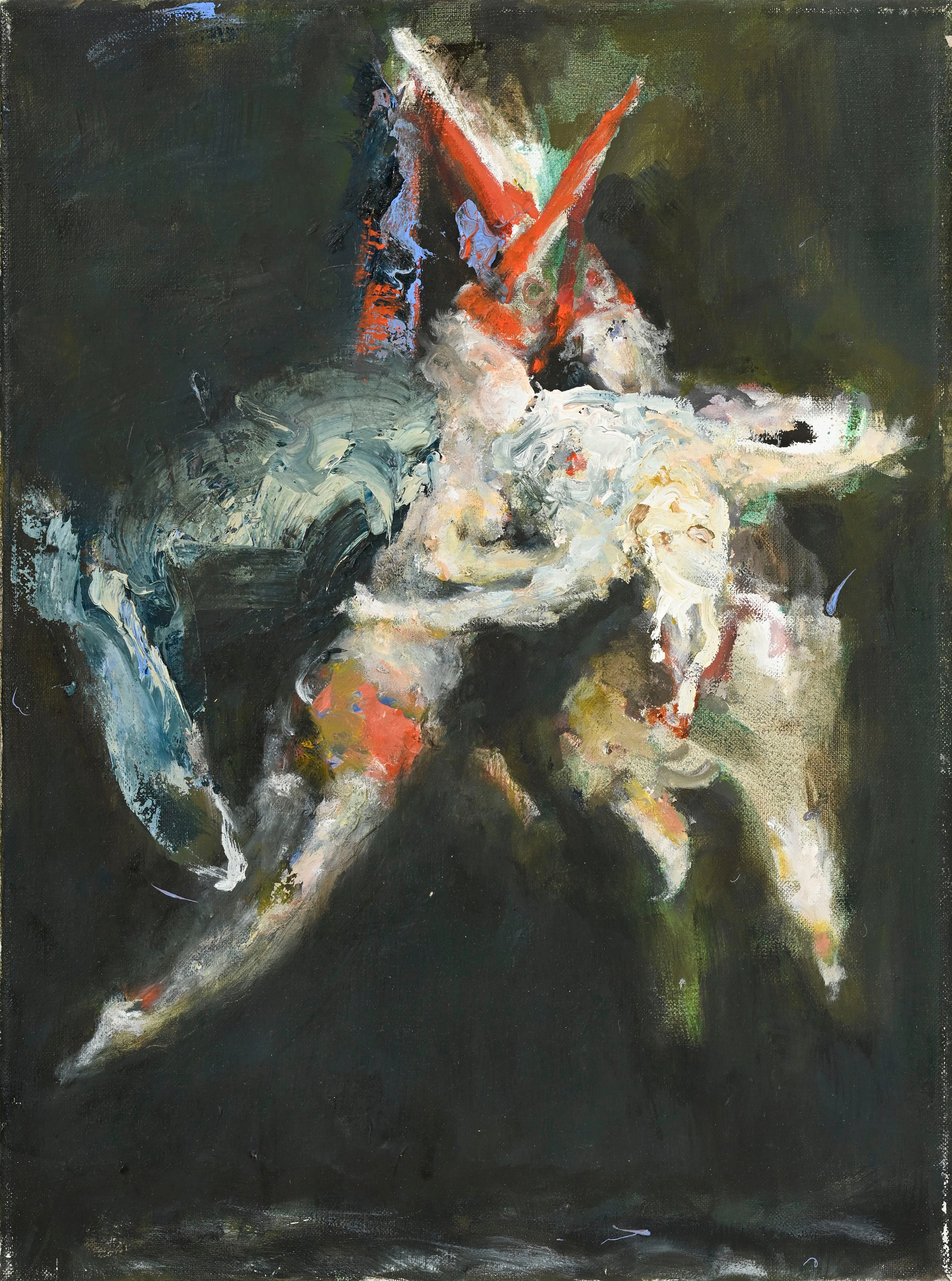 Valerie Favre (1959), "Ghost (nach Goya)", 2014, huile sur toile