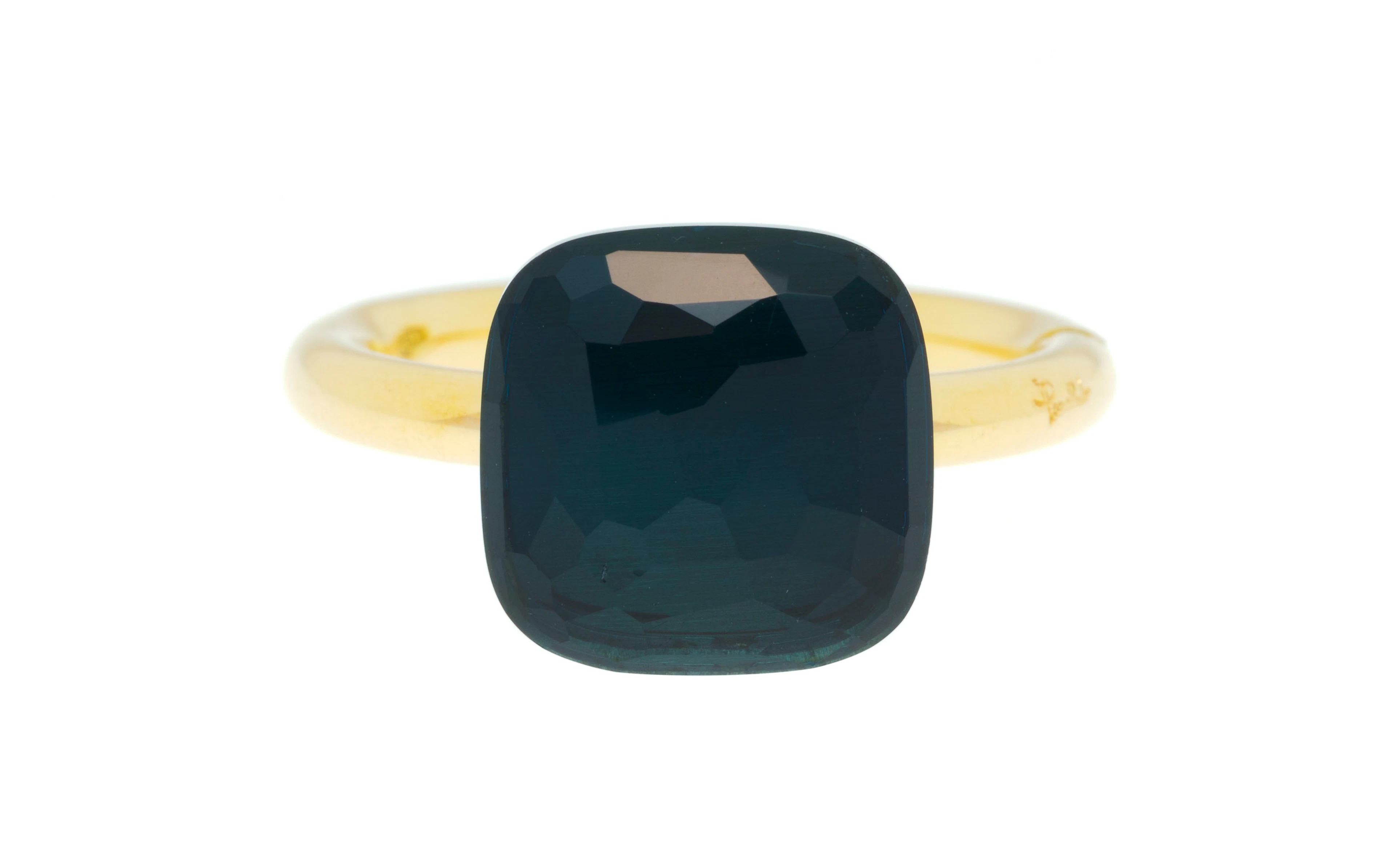 Pomellato, Nudo, bague or 750 sertie d'une topaze facettée, signée